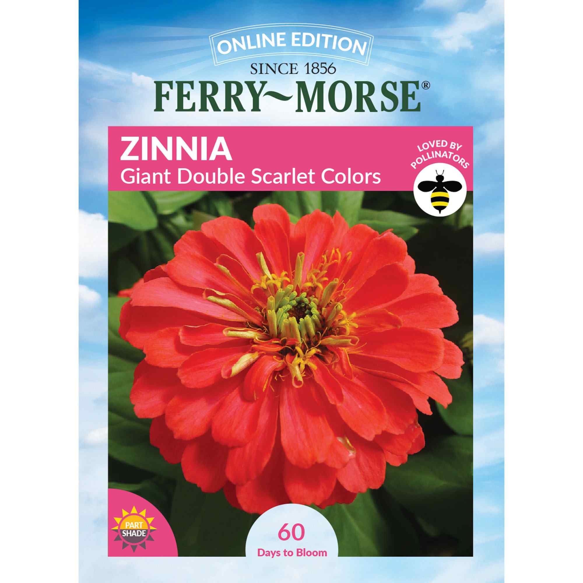 Ferry-Morse LC25.4071 Zinnia Seeds 1 Gram(s)