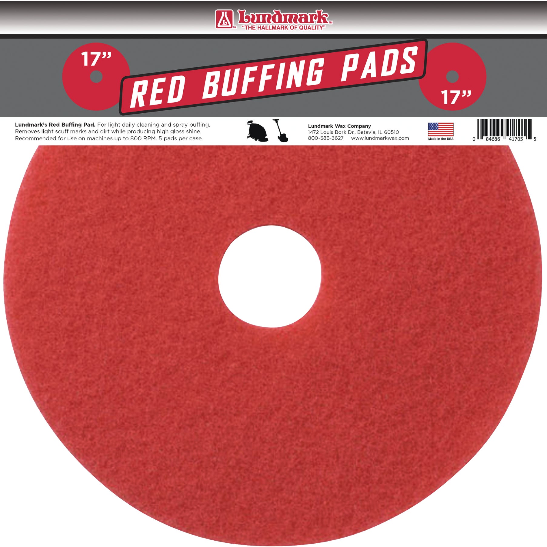 Lundmark PAD-TKL17R0 Floor-Polisher-Pads - View #2