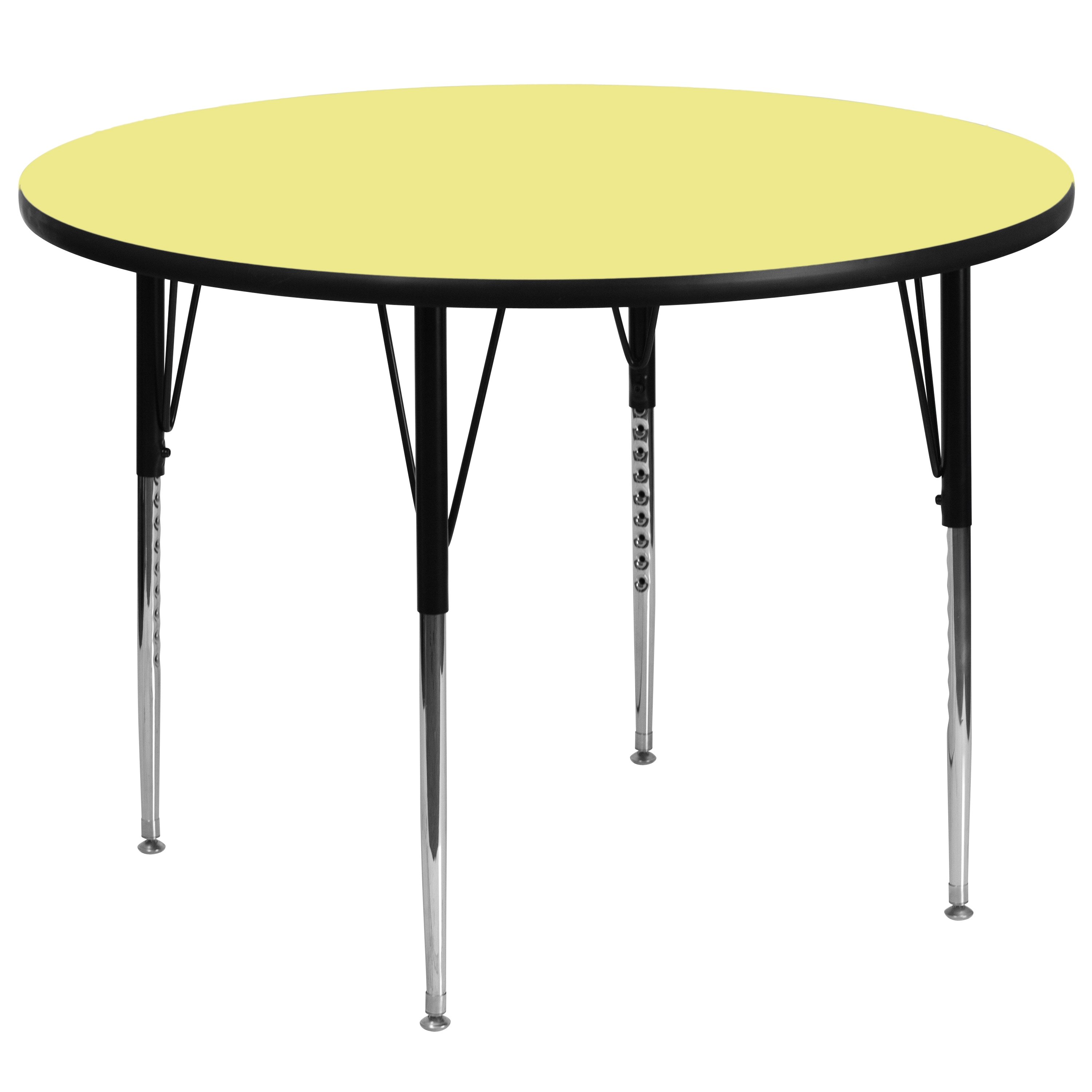 Flash Furniture 847254025010 Wren Yellow Round Kid's Play Table