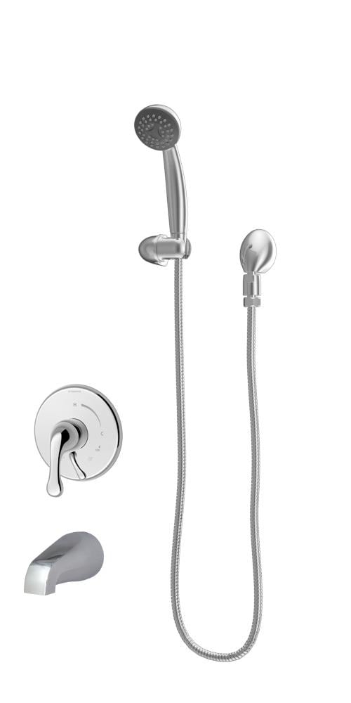 Symmons S-6604 Unity Chrome 1-handle Bathtub and Shower Faucet Valve Included