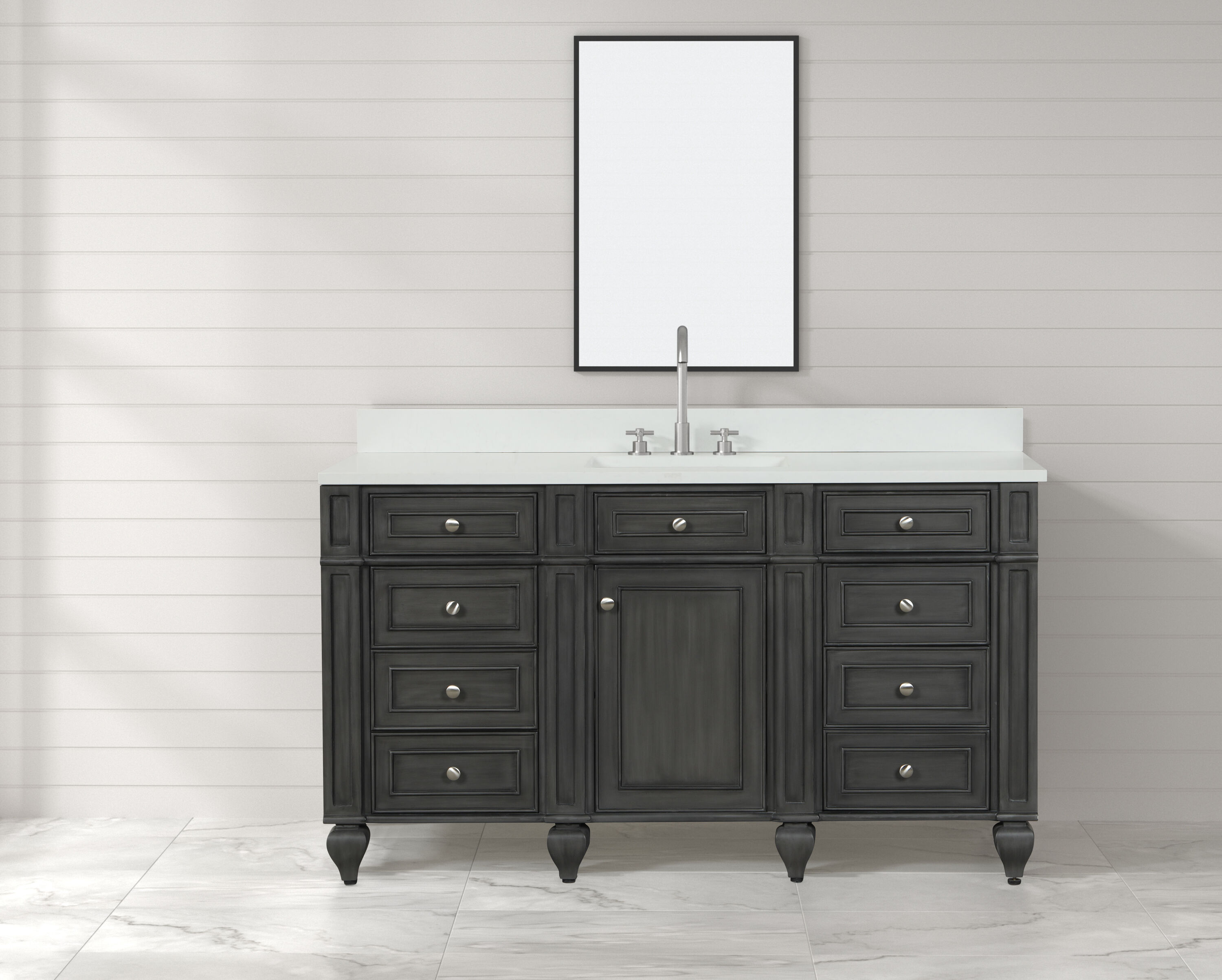 Design Element WN-60S-GY Bath-Vanity-Combo - View #2