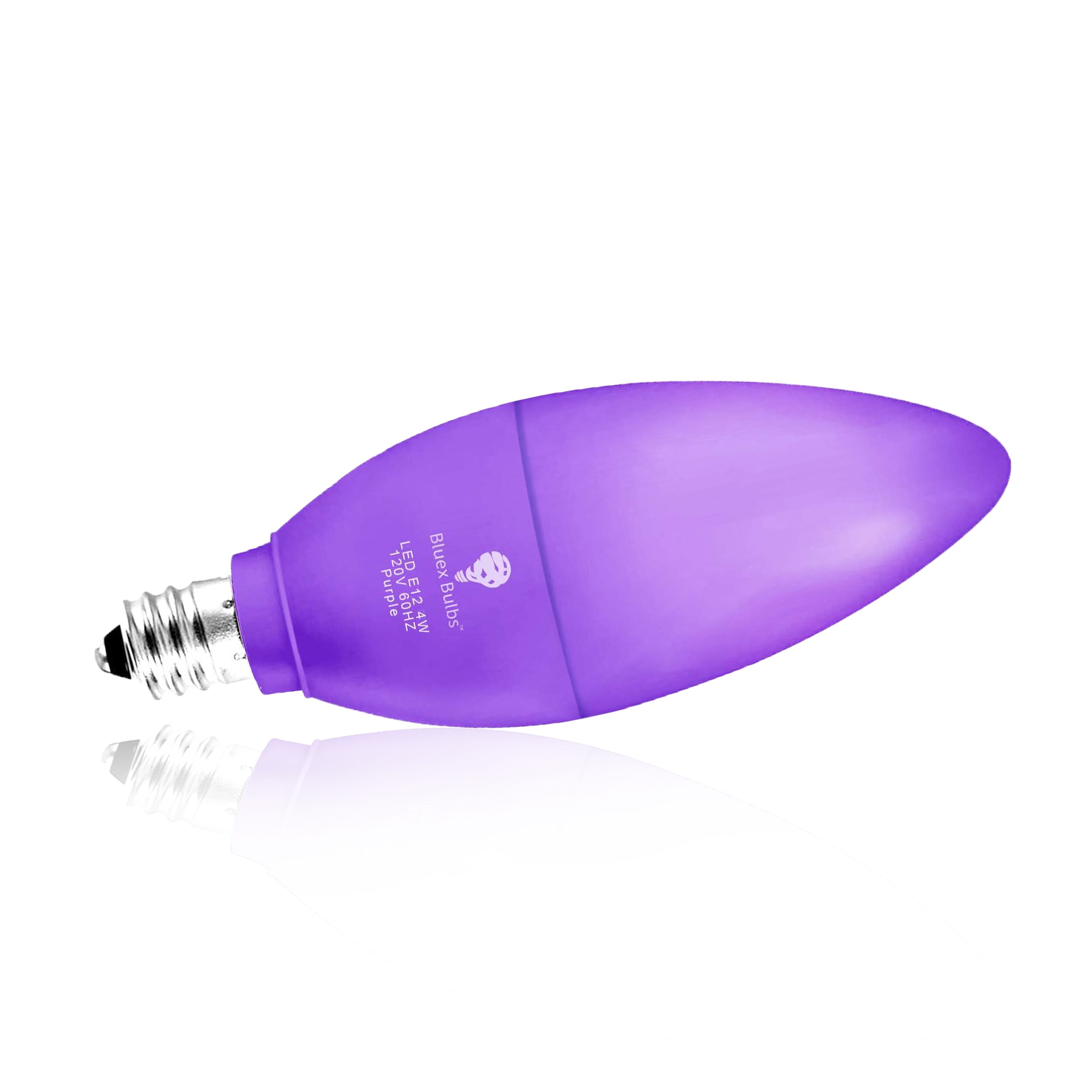 Bluex Bulbs COLOR-PURPLE-E12-4W Dec-Led-Light-Bulbs - View #3