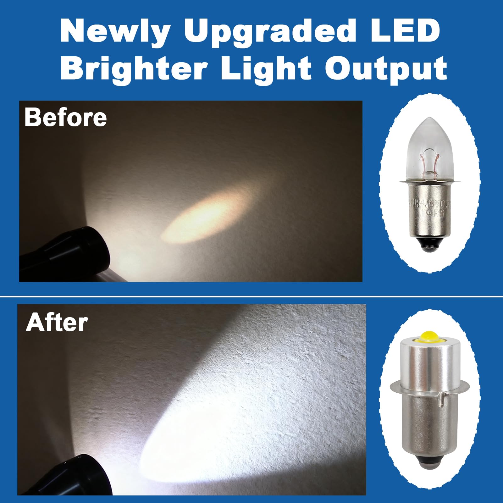 Linder Group Inc LED conversion kit flashlight bulb upgrade 3 watt PR ...