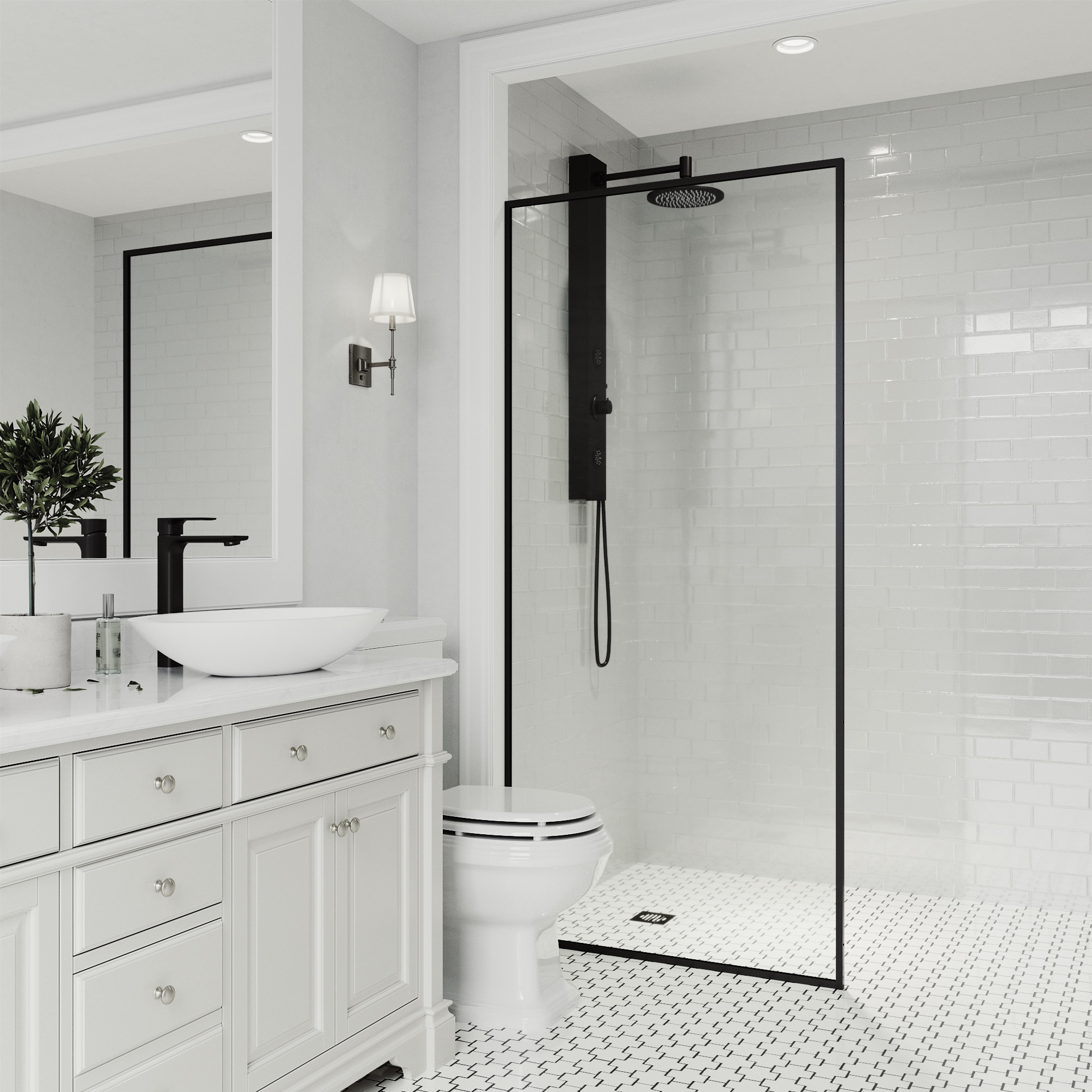 VIGO VG6077MBCL3474 Shower-Doors - View #2
