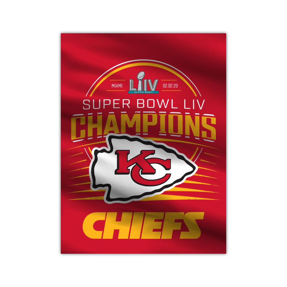 Fremont Die Super Bowl LIV 1-ft W x 1.33-ft H House Flag at Lowes.com