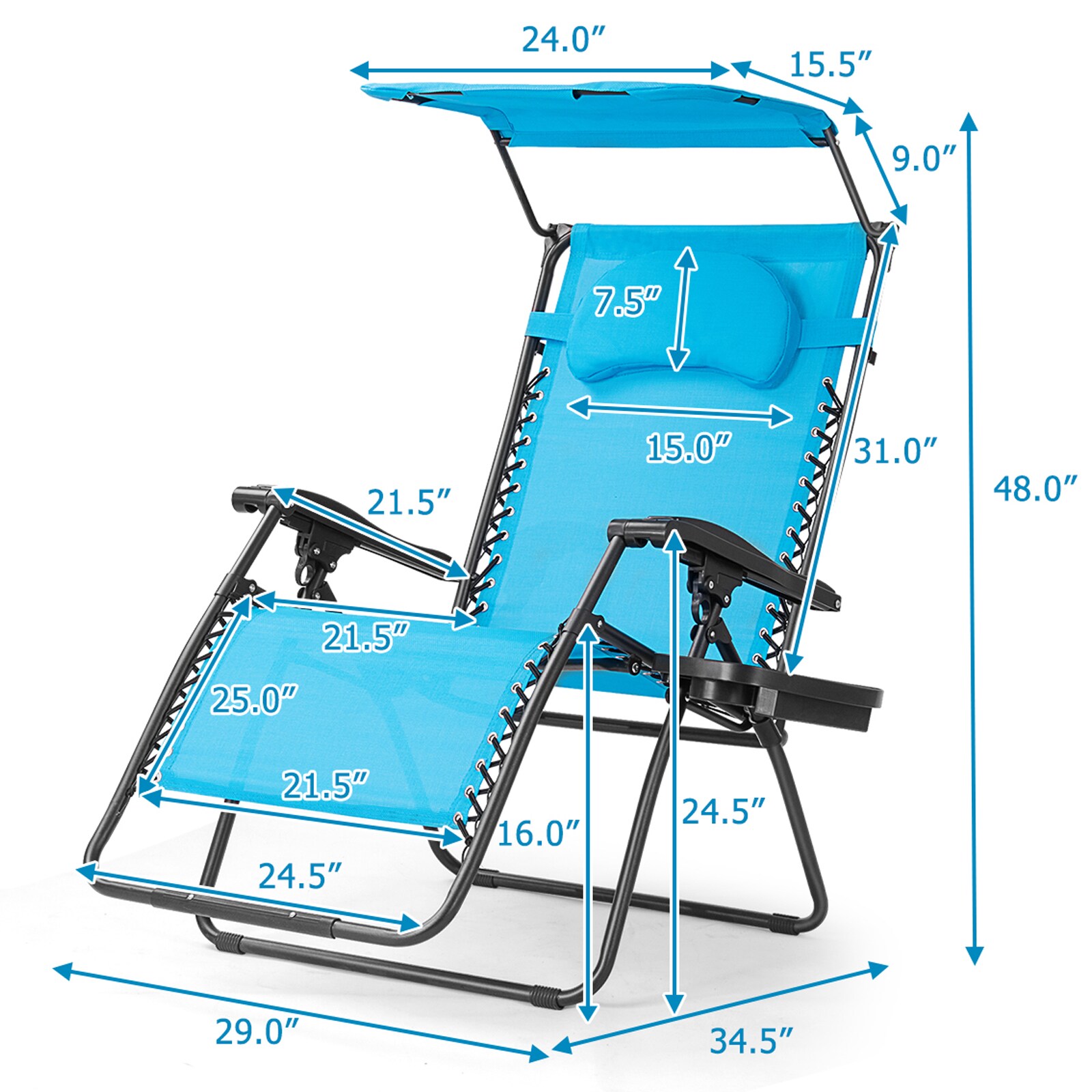 LIVIZA DOJN3567NY Beach-Camping-Chairs - View #3