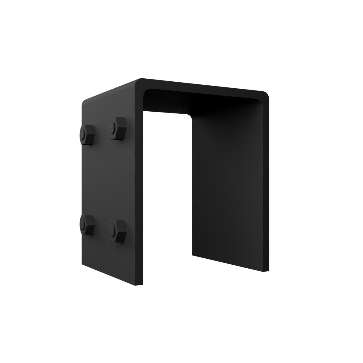 Ekena Millwork BMSTRP06X08S 1-in x 6-in x 6-in Smooth Strap Finished Urethane U-Shaped Decorative Strap