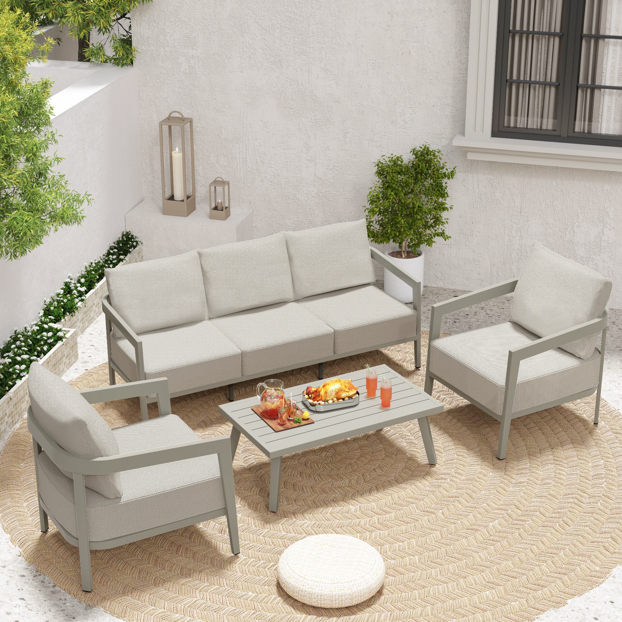  EL-SF4-GG-J2-WL3 Patio-Conversation-Sets - View #6