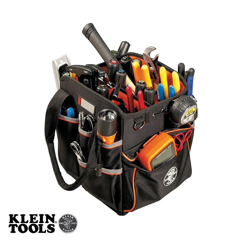 Klein Tools 15 in. Ballistic Nylon Tool Bag 5200-15 - The Home Depot