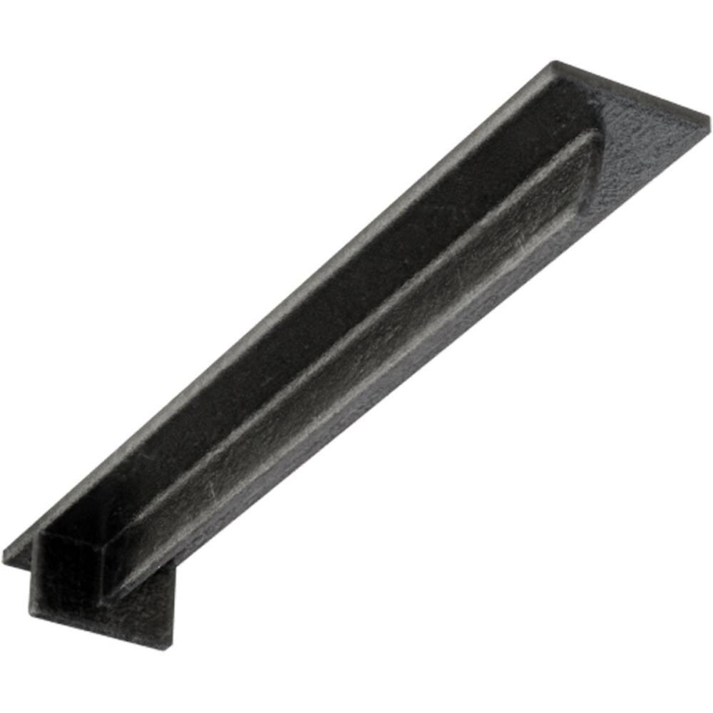 Ekena Millwork BKTM03X20X02HEASV Heaton Hidden 20-in x 3-in x 2-in Gray Steel Countertop support bracket