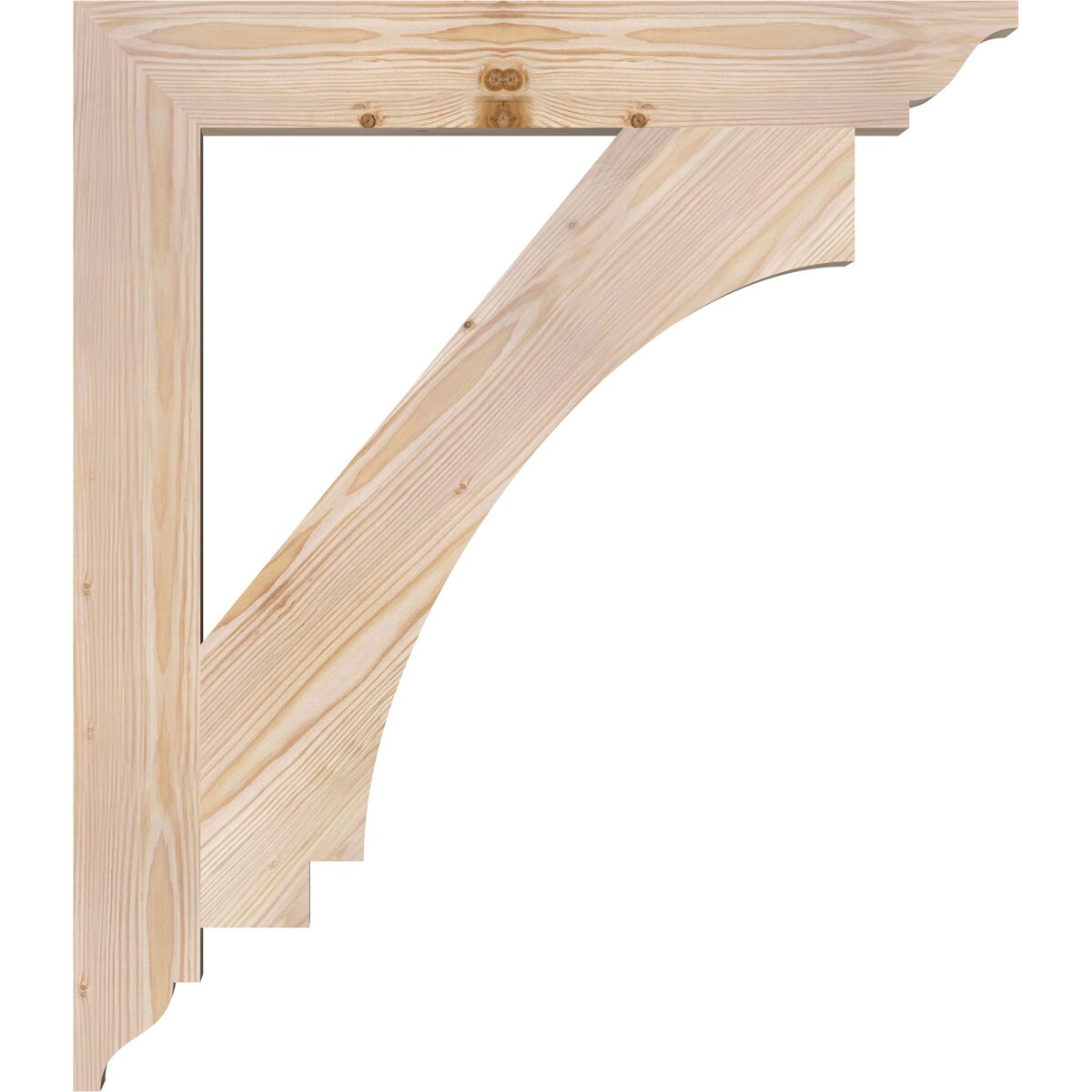 Ekena Millwork BKT04X26X30IMP01SDF Exterior-Brackets-Braces - View #3