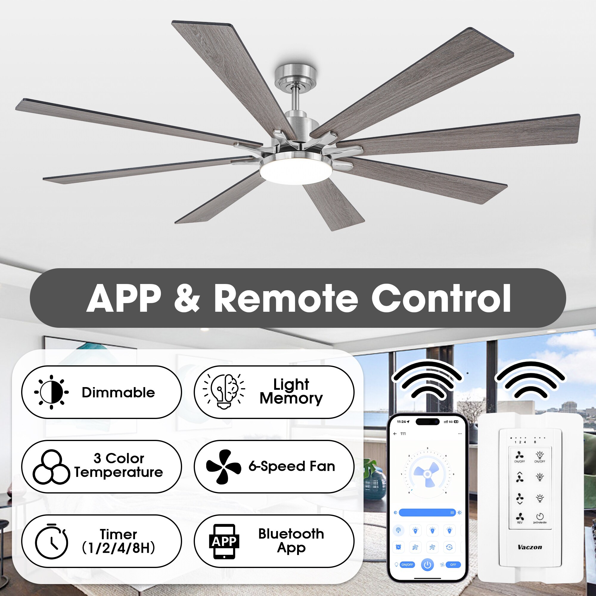 VACZON VZA01A115BN Ceiling-Fans - View #8