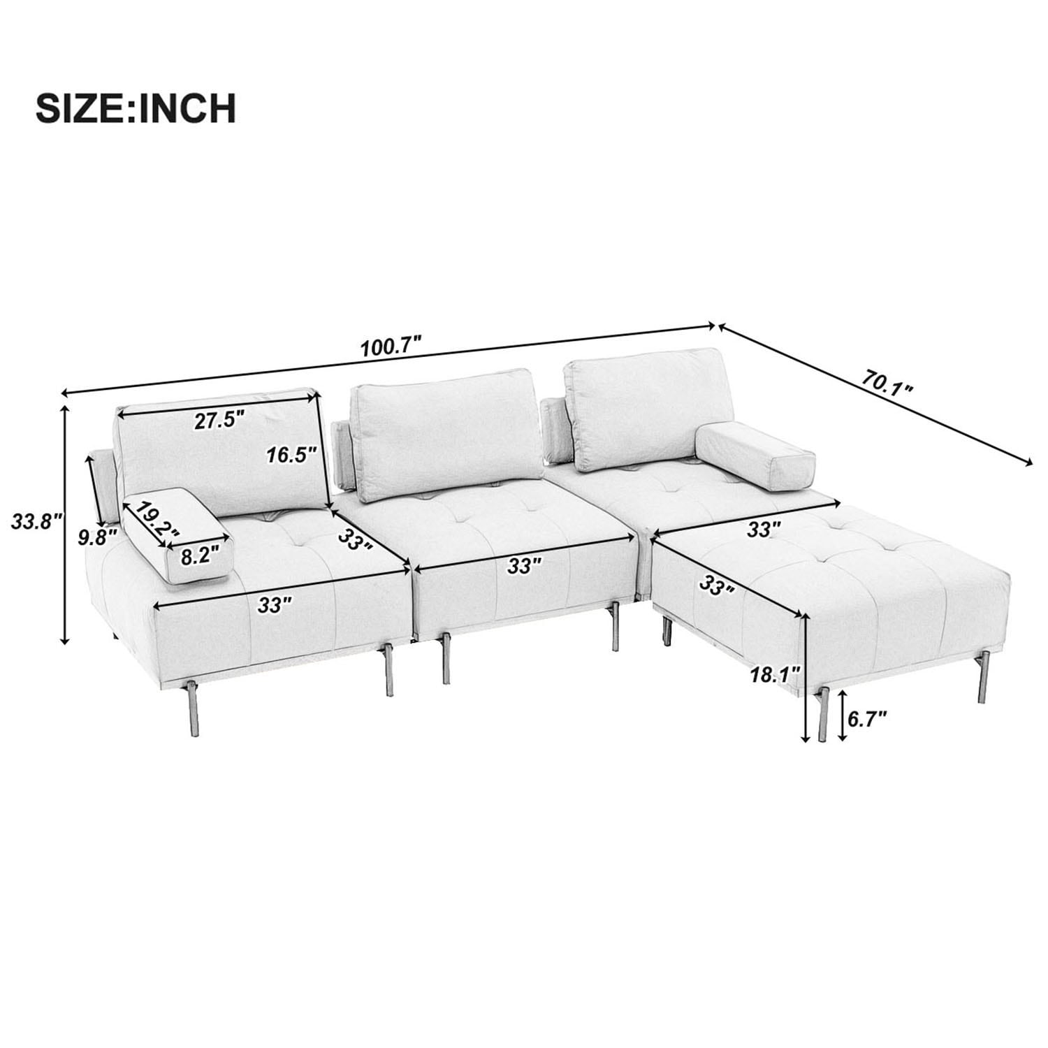 SINOFURN SYB920009WT Sofas-Loveseats - View #20