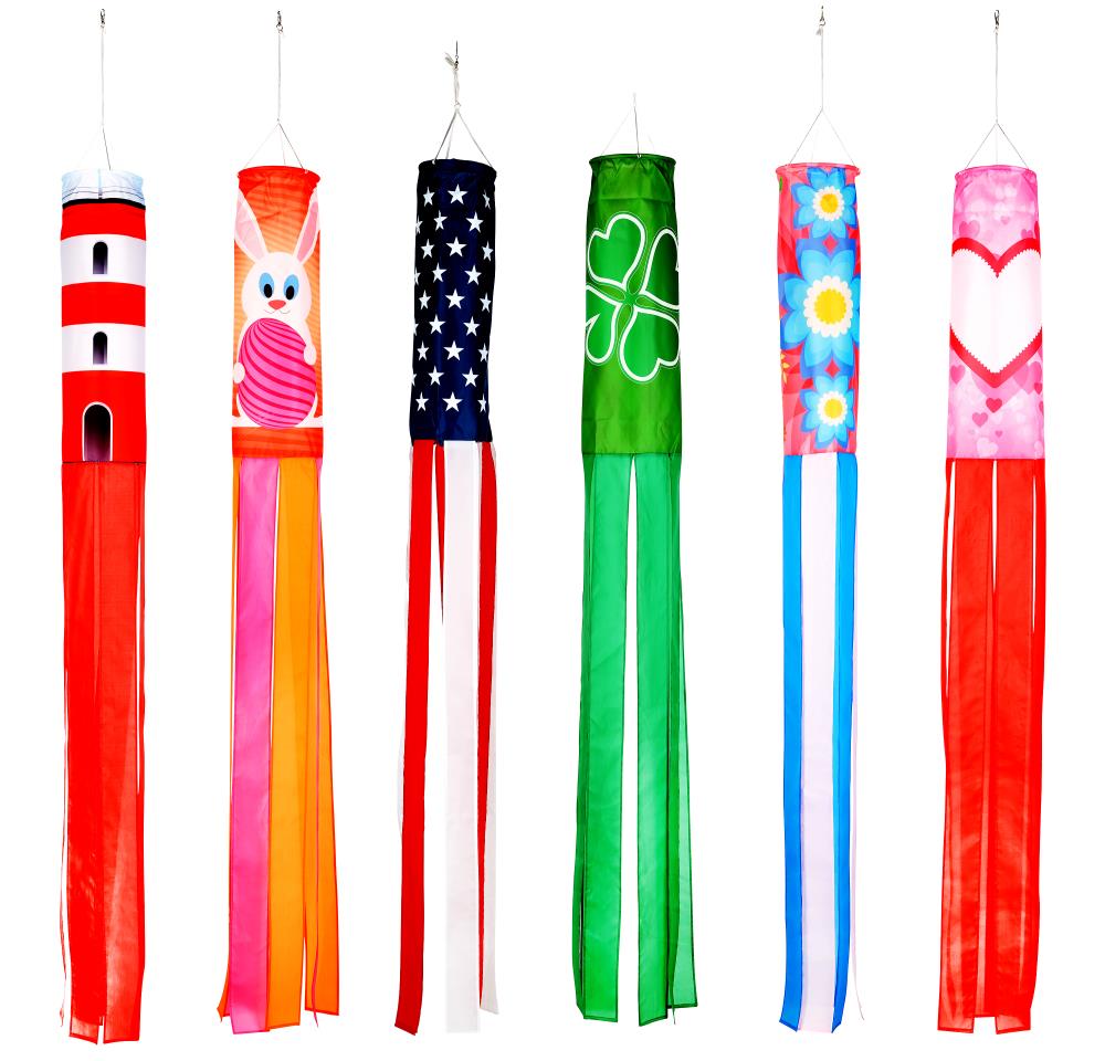 Trademark Innovations 60-in Spring and Summer Theme Windsocks- Set 
