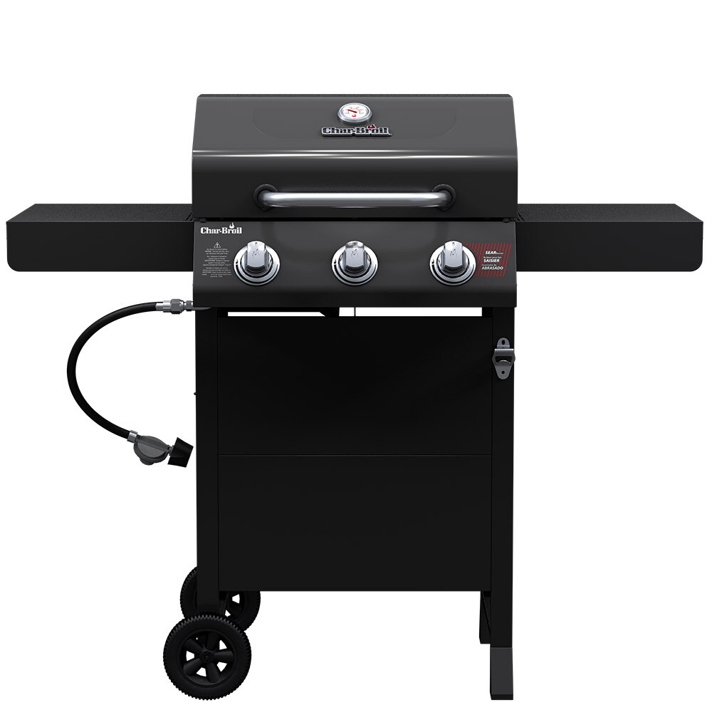 Char-Broil Black 3-Burner Liquid Propane Gas Grill