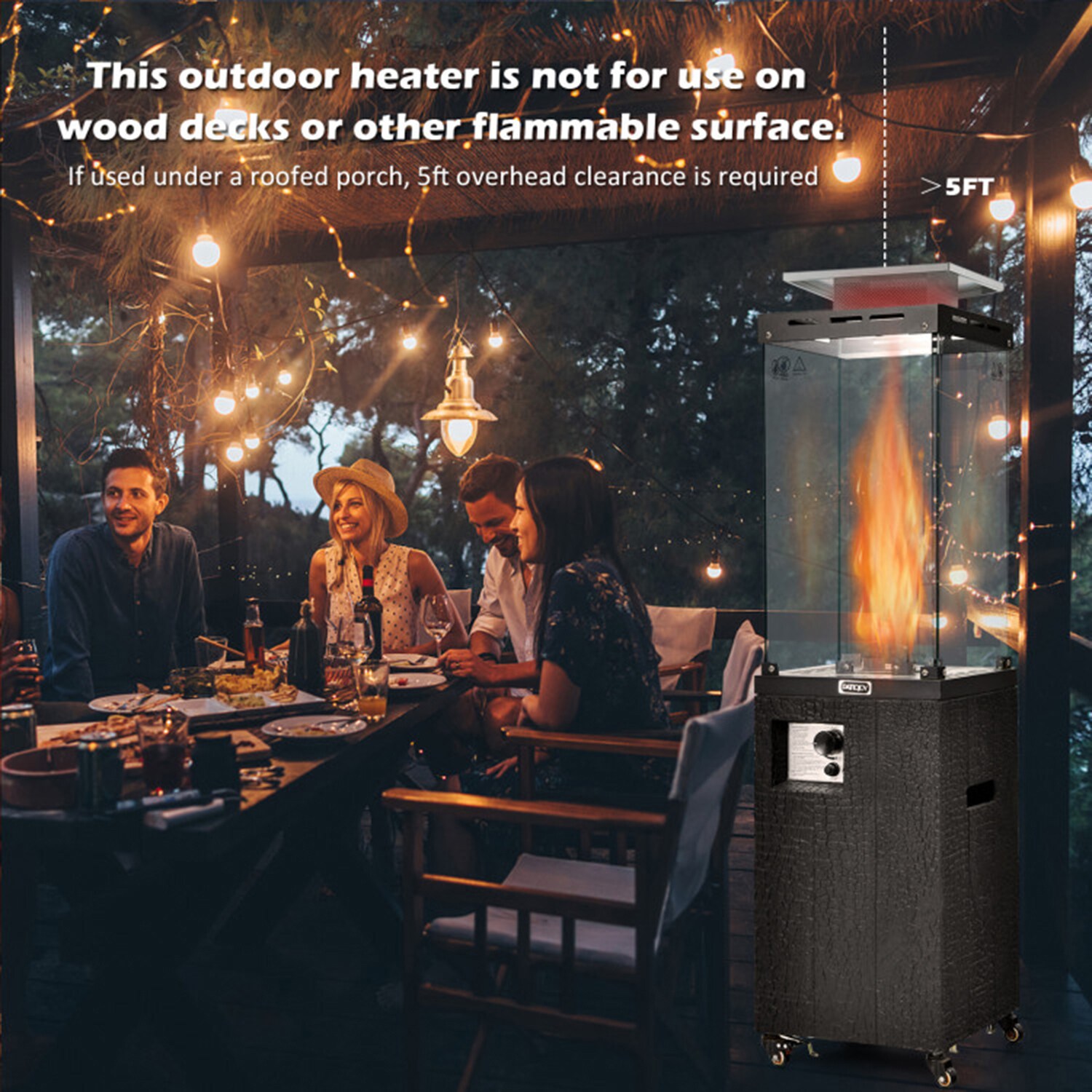 Mondawe MO-NP11219US-DK Outdoor-Gas-Patio-Heaters - View #5