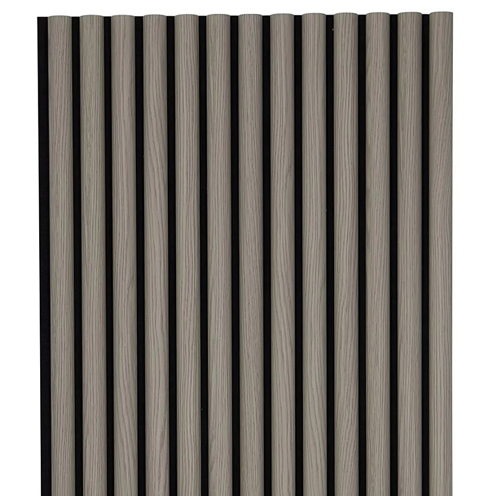 HIGHLANDERHOME HCACP002 94-in x 24-in Light Grey Chestnut Veneer Acoustical Sound Absorbing Panel