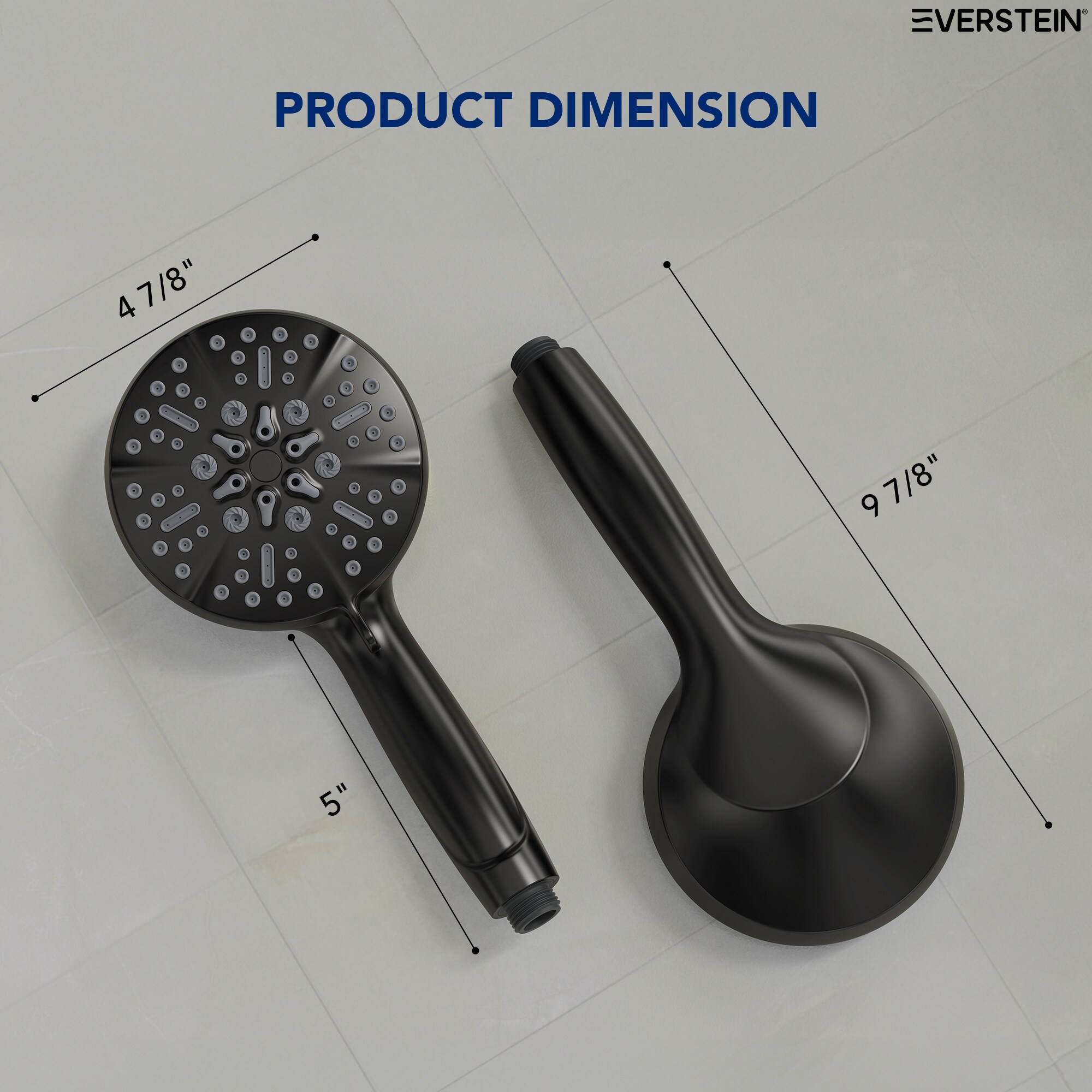 EVERSTEIN Q-833-OTOP Fixed-Showerhead - View #7