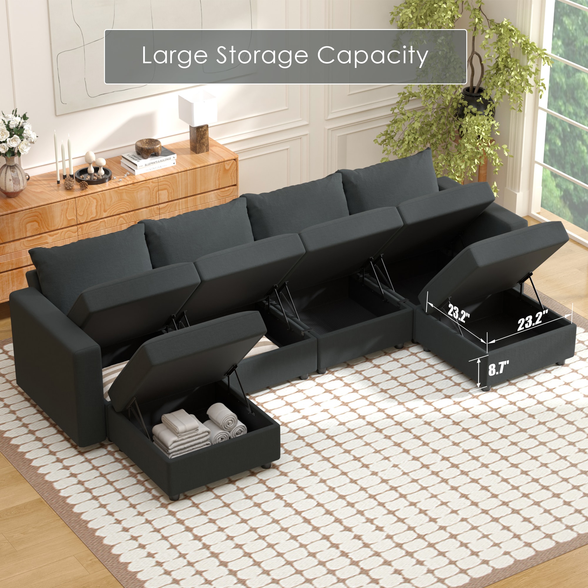 Ainfox WURX42DG Sofas-Loveseats - View #3