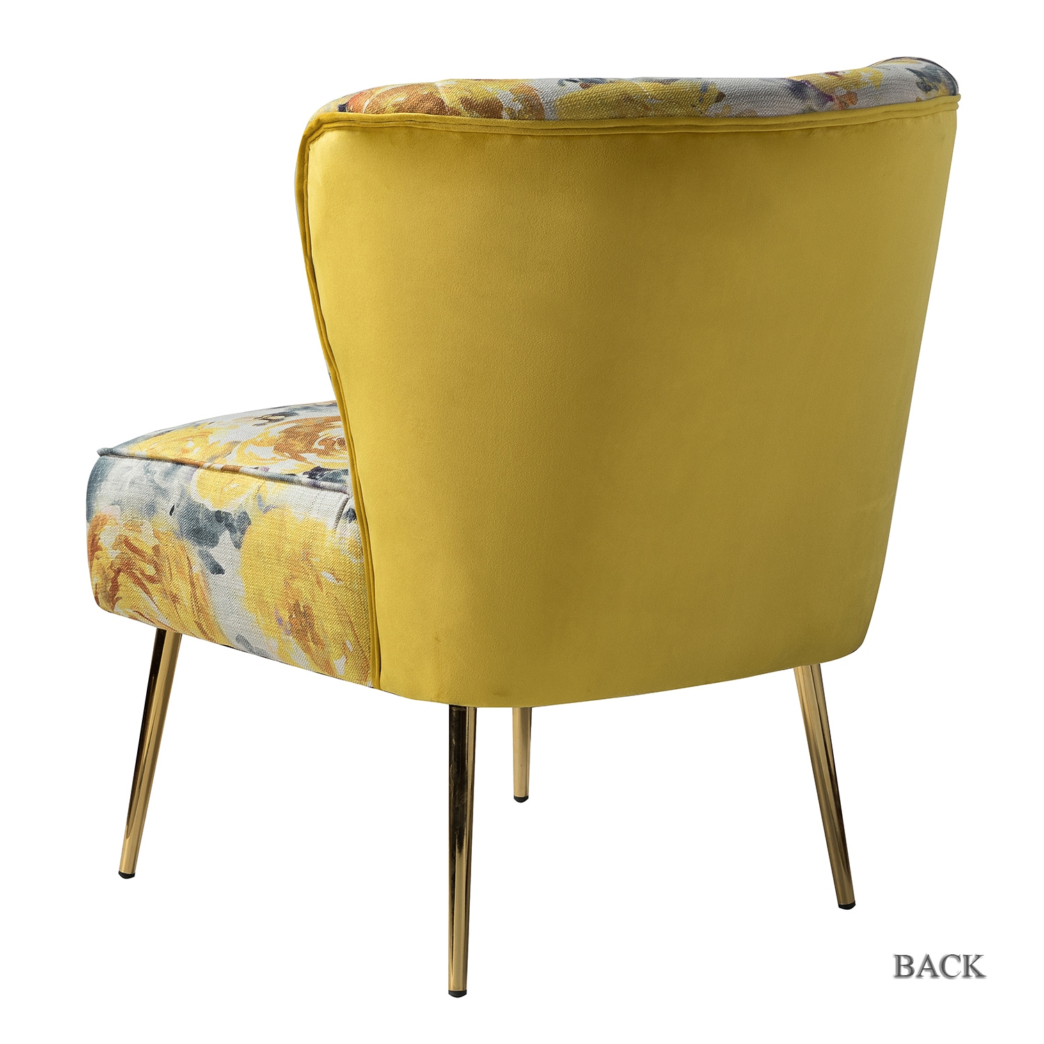 14 Karat Home CHM0015-YELLOW Dining-Chairs - View #4