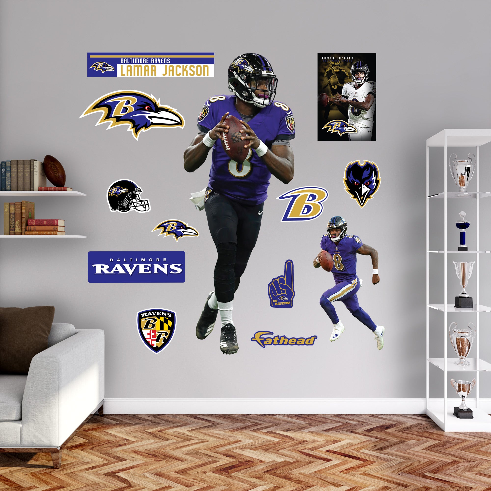 Fathead 1900-00039-001 50-Inches W x 50-Inches H Self-adhesive Multiple colors/finishes Sports Wall Decal