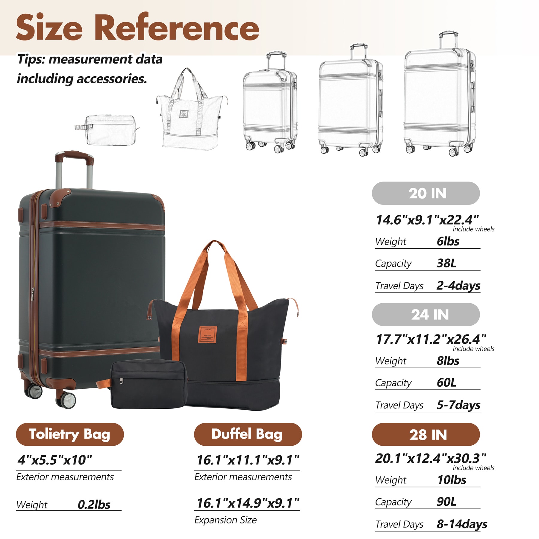 SINOFURN SYD9600009PK Luggage-And-Luggage-Sets - View #10
