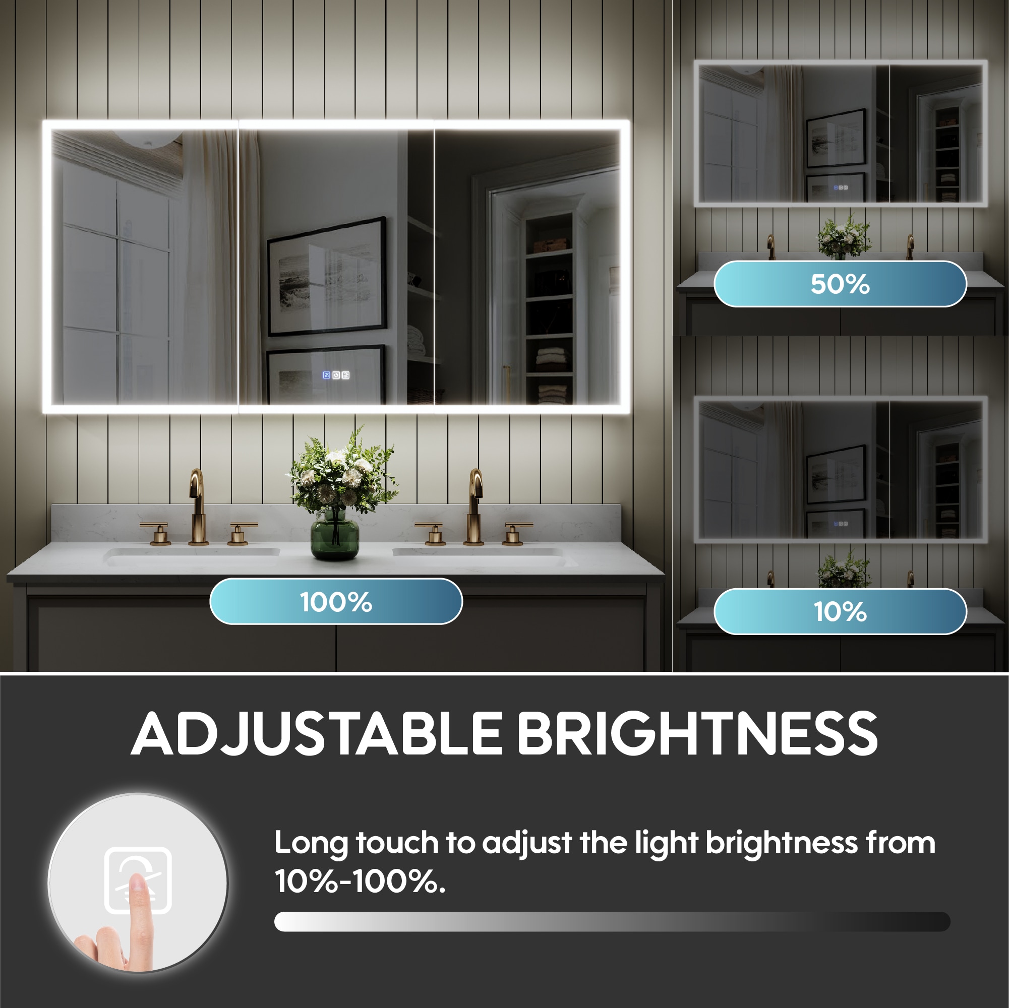 Forclover MEAM-EL6030 Bathroom-Medicine-Cabinets - View #5