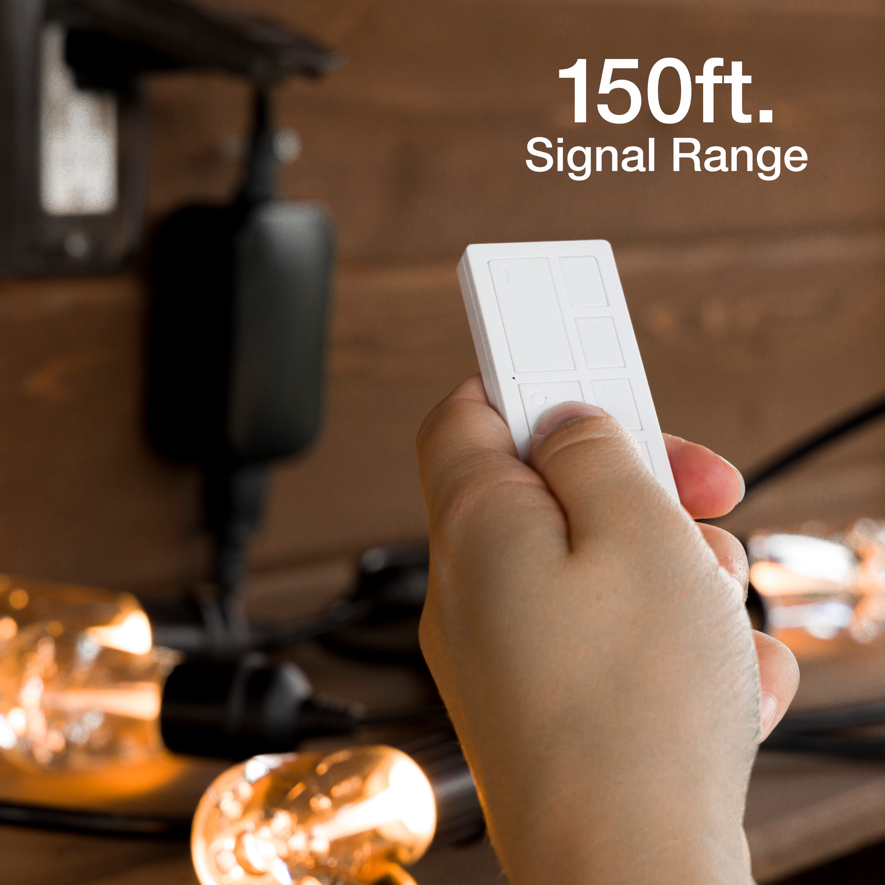 Utilitech Lighting Control Wireless Remote 1 Polarized Outlet - White - Each 54727-T1