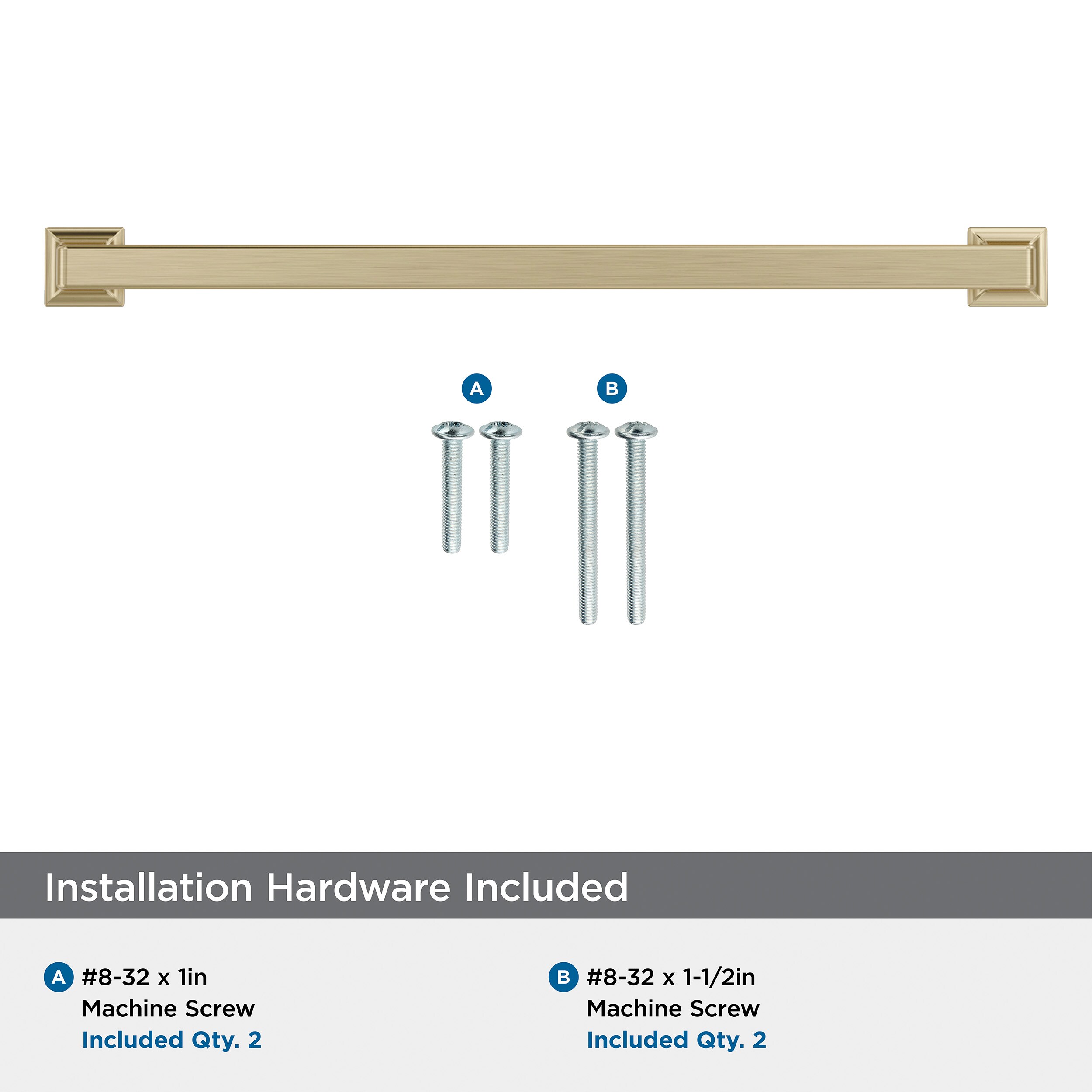 Amerock BP37447BBZ Cabinet-Pulls - View #3