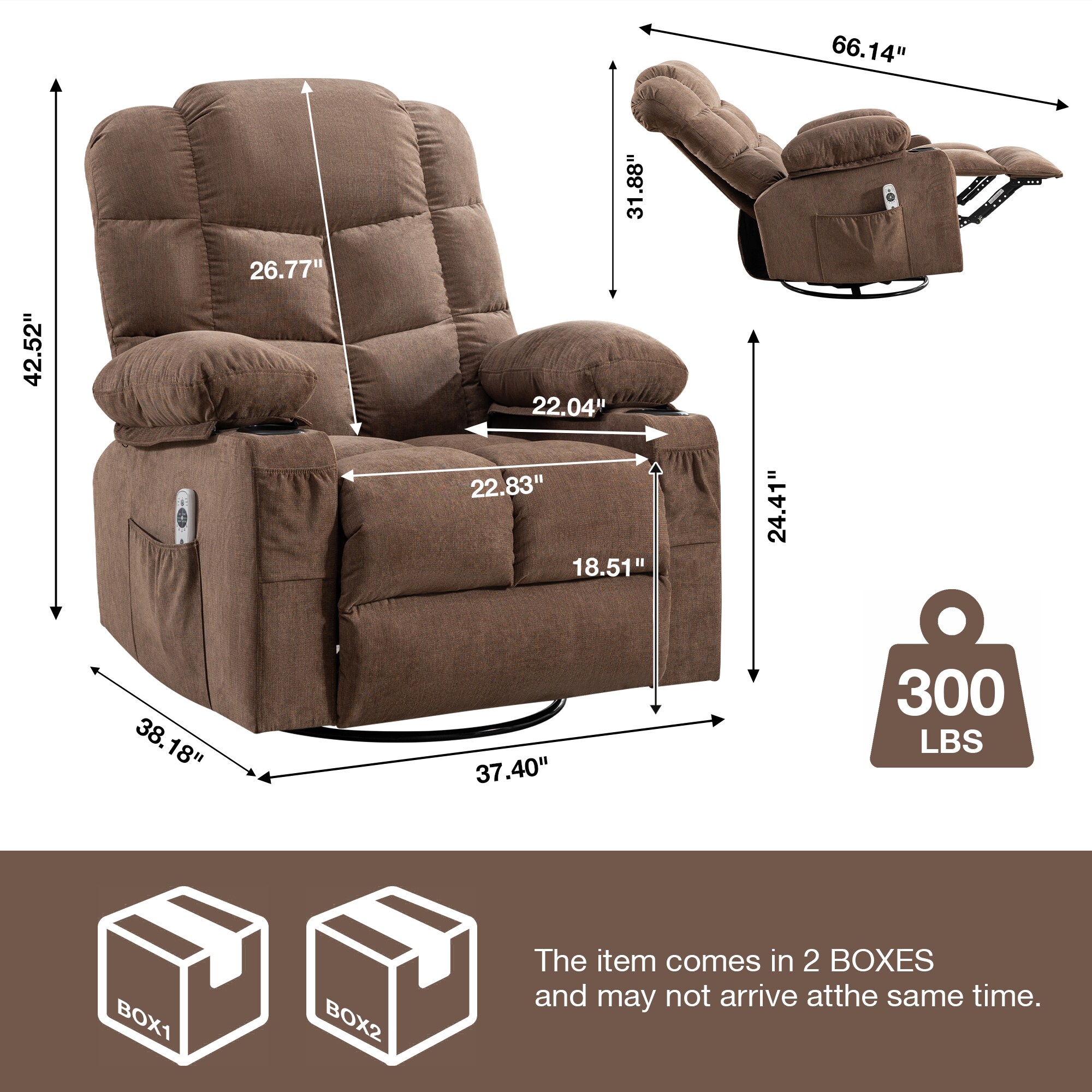 Mondawe MO-FB00932 recliners - View #4