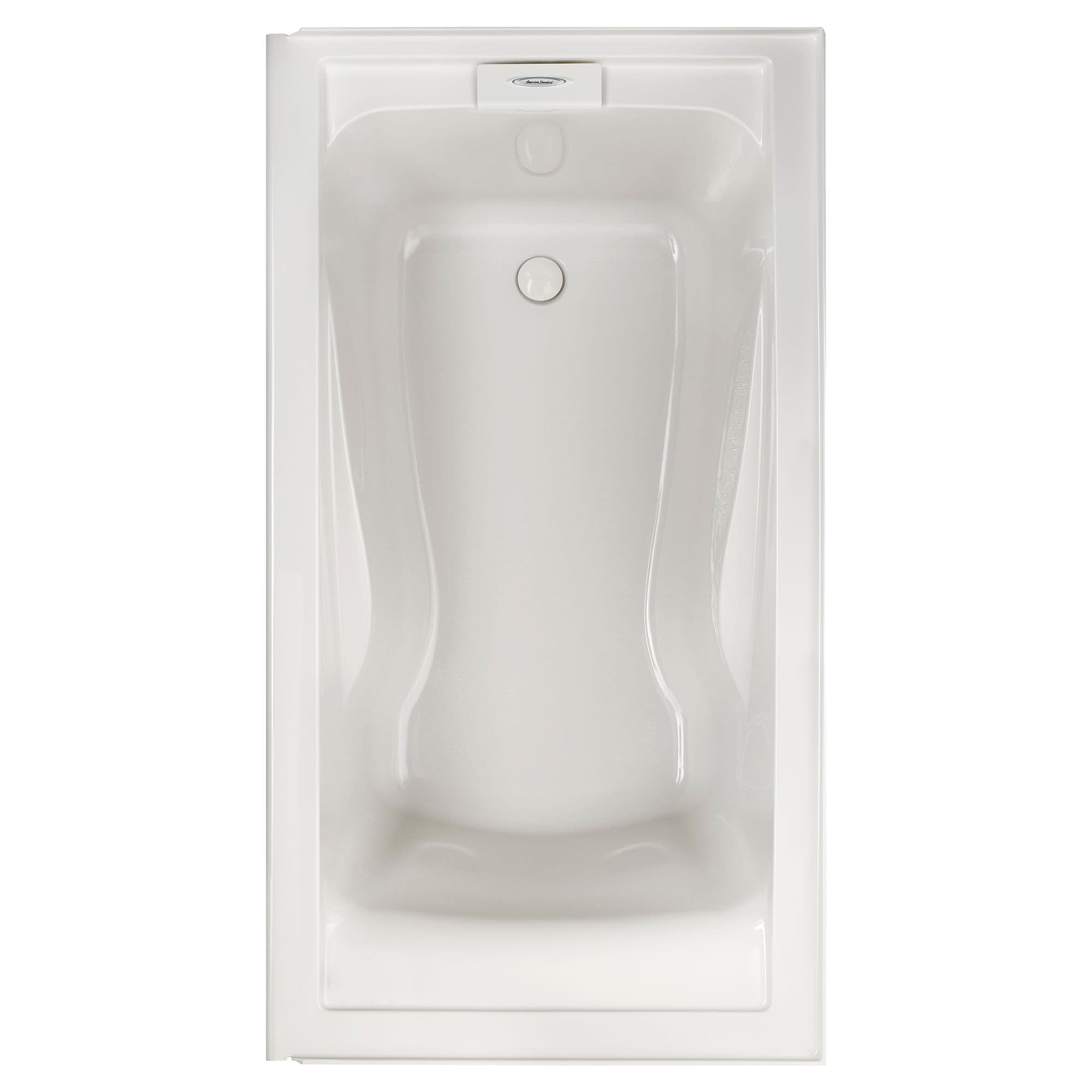 American Standard 2425V-LHO002.020 Evolution 32.0-in x 60.0-in White Acrylic Hourglass Alcove Soaking bathtub ( Left Drain )