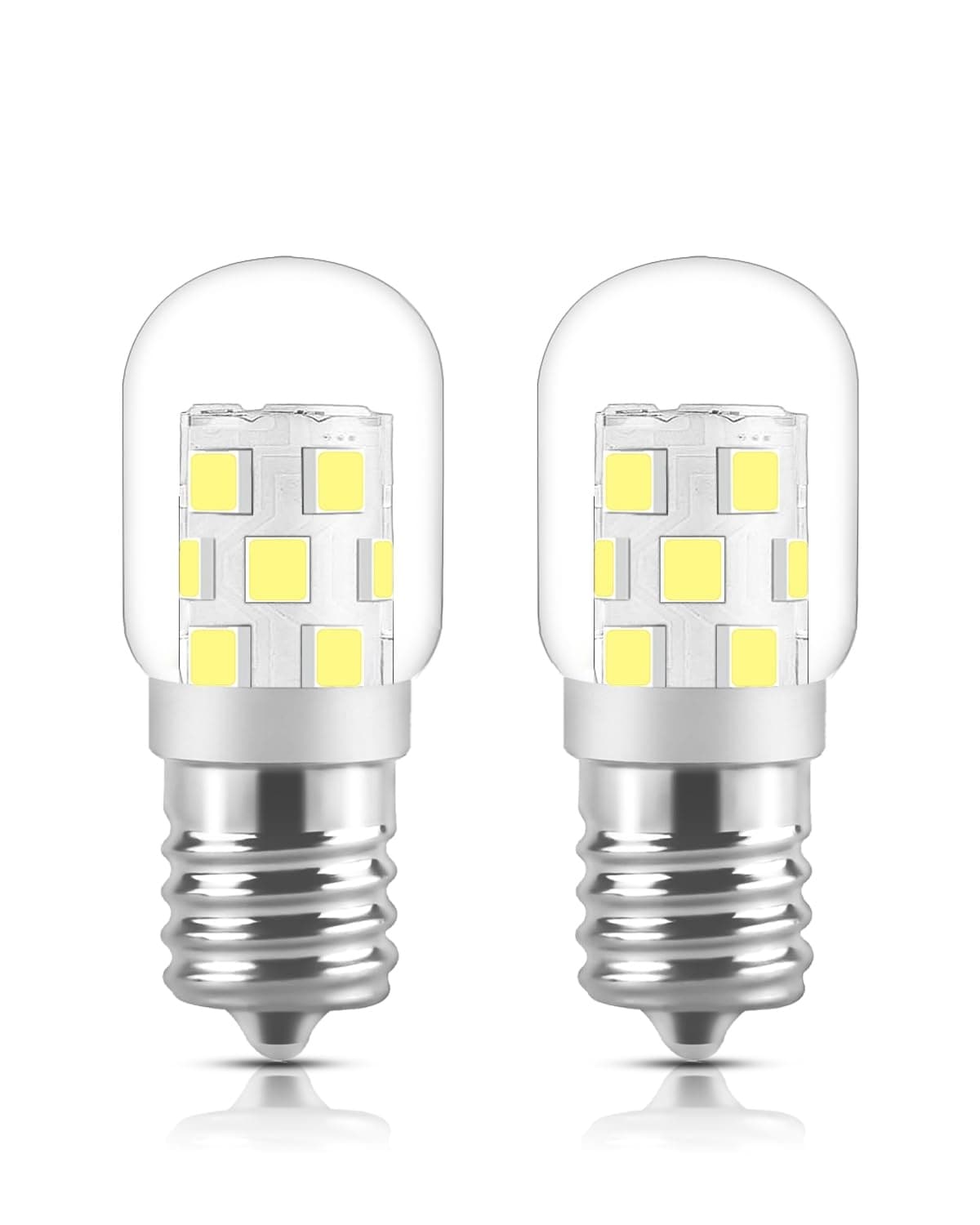 Misopily LED Microwave Light Bulb 3W 400 Lumen E17 Base 40W Equivalent Dimmable Daylight White for Range Hood Oven Appliance High CRI 2 pack #L05MS08061