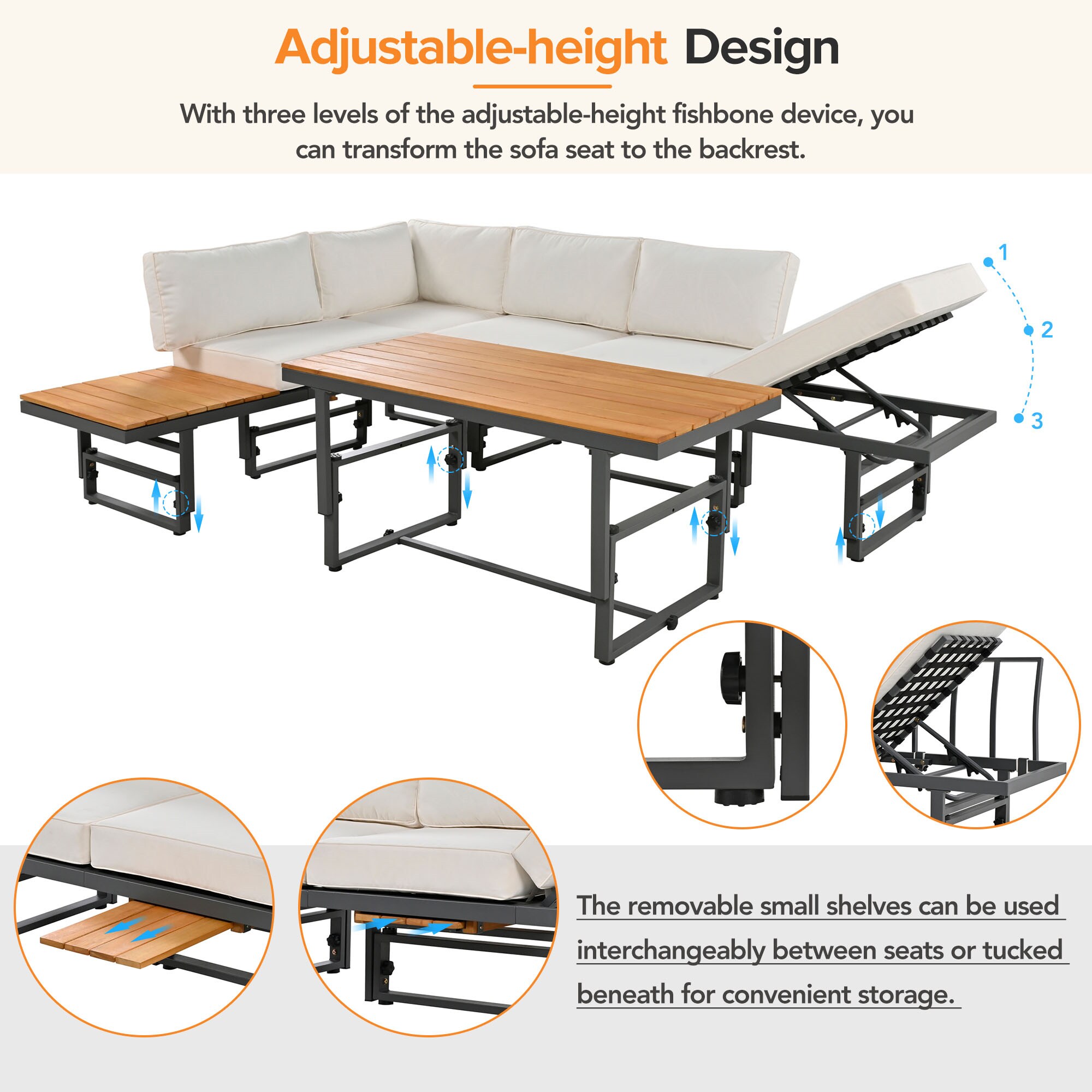 BABOOM BOM-TM00000-OR Patio-Conversation-Sets - View #8