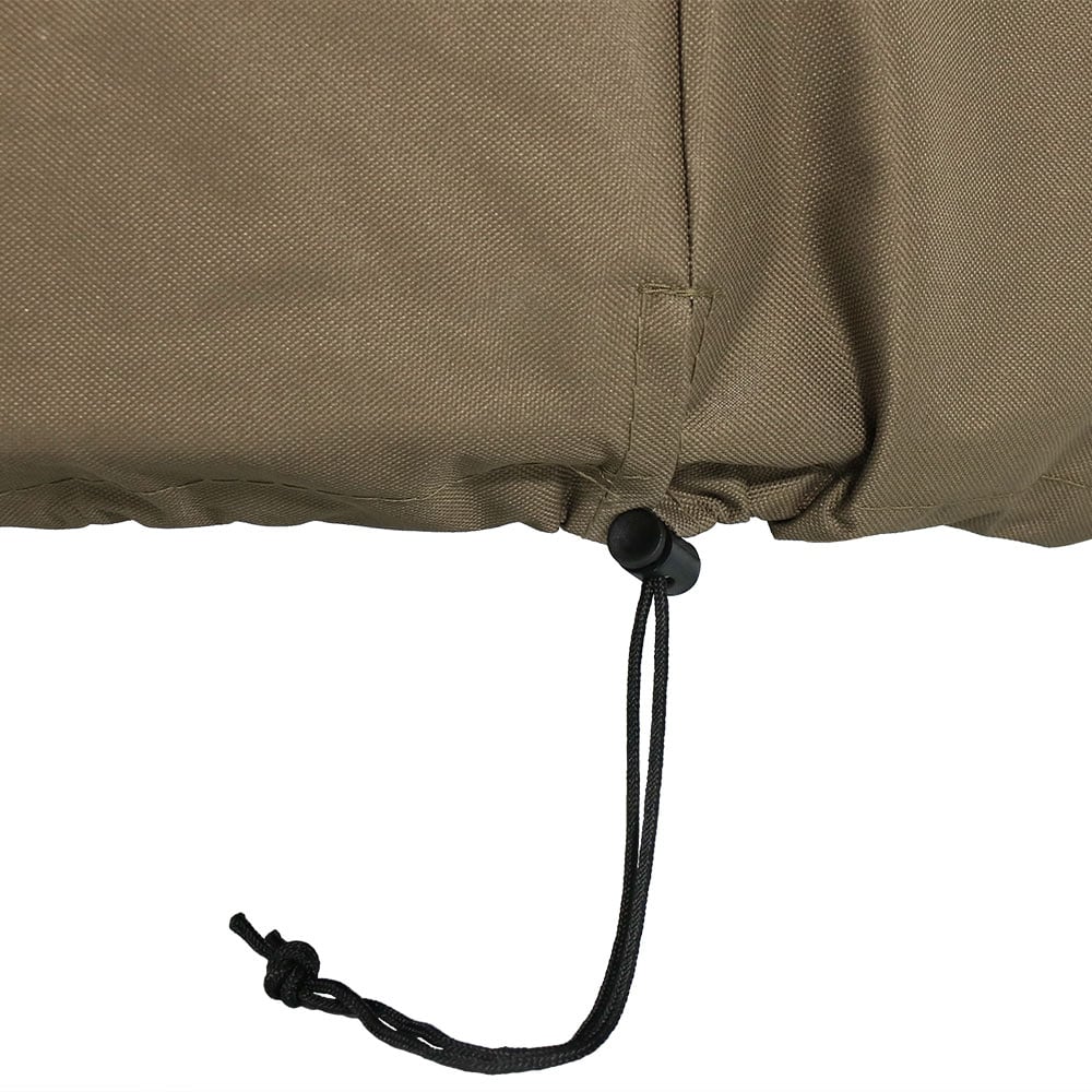 Sunnydaze Decor FI-8024HDKHAKI Fire-Pit-Covers - View #4