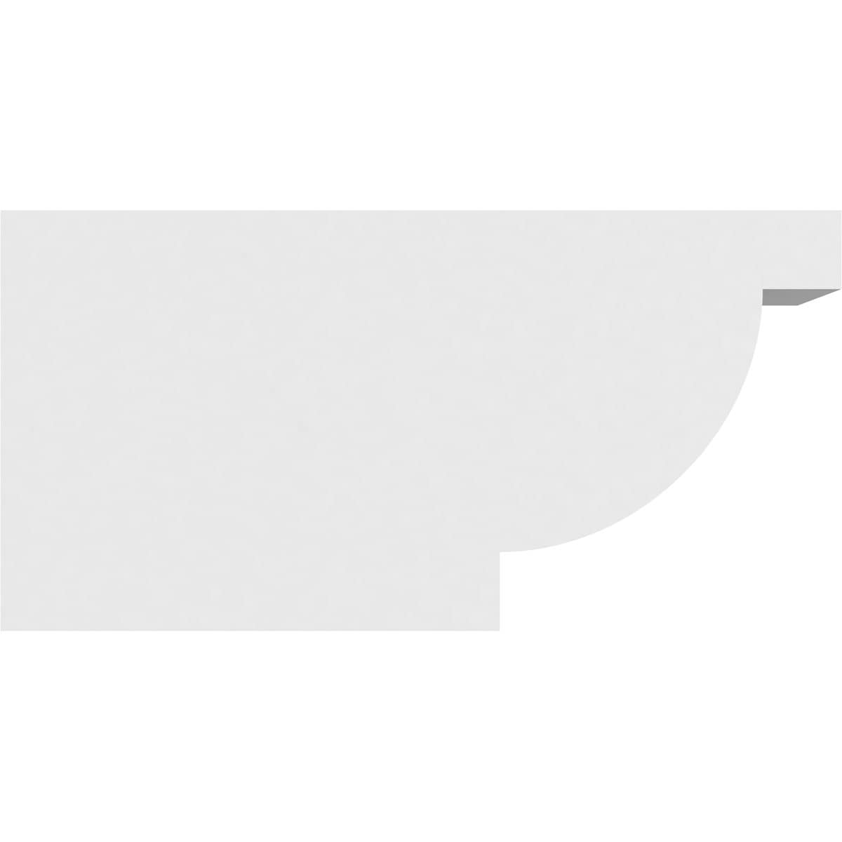 Ekena Millwork RFTP06X08X16ALP Exterior-Brackets-Braces - View #3