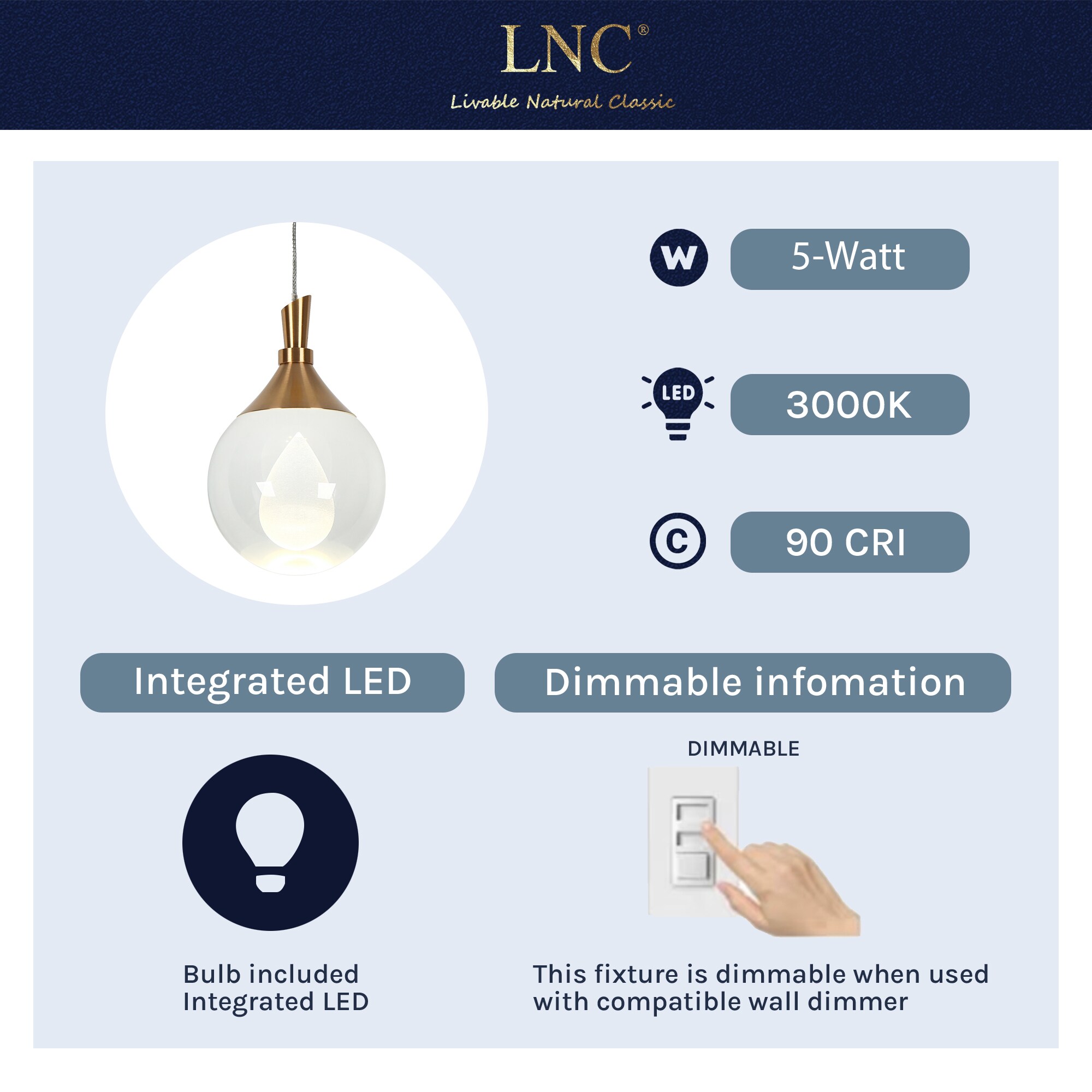 LNC HA05114 Pendant-Lights - View #8