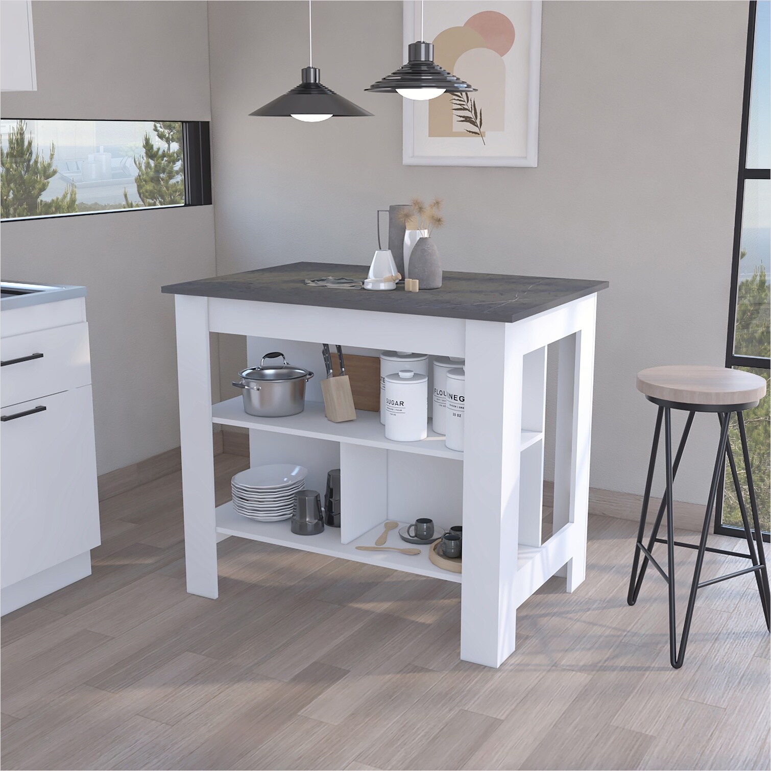 Naturefalls TSSVDXGL75GW Kitchen-Furniture - View #3