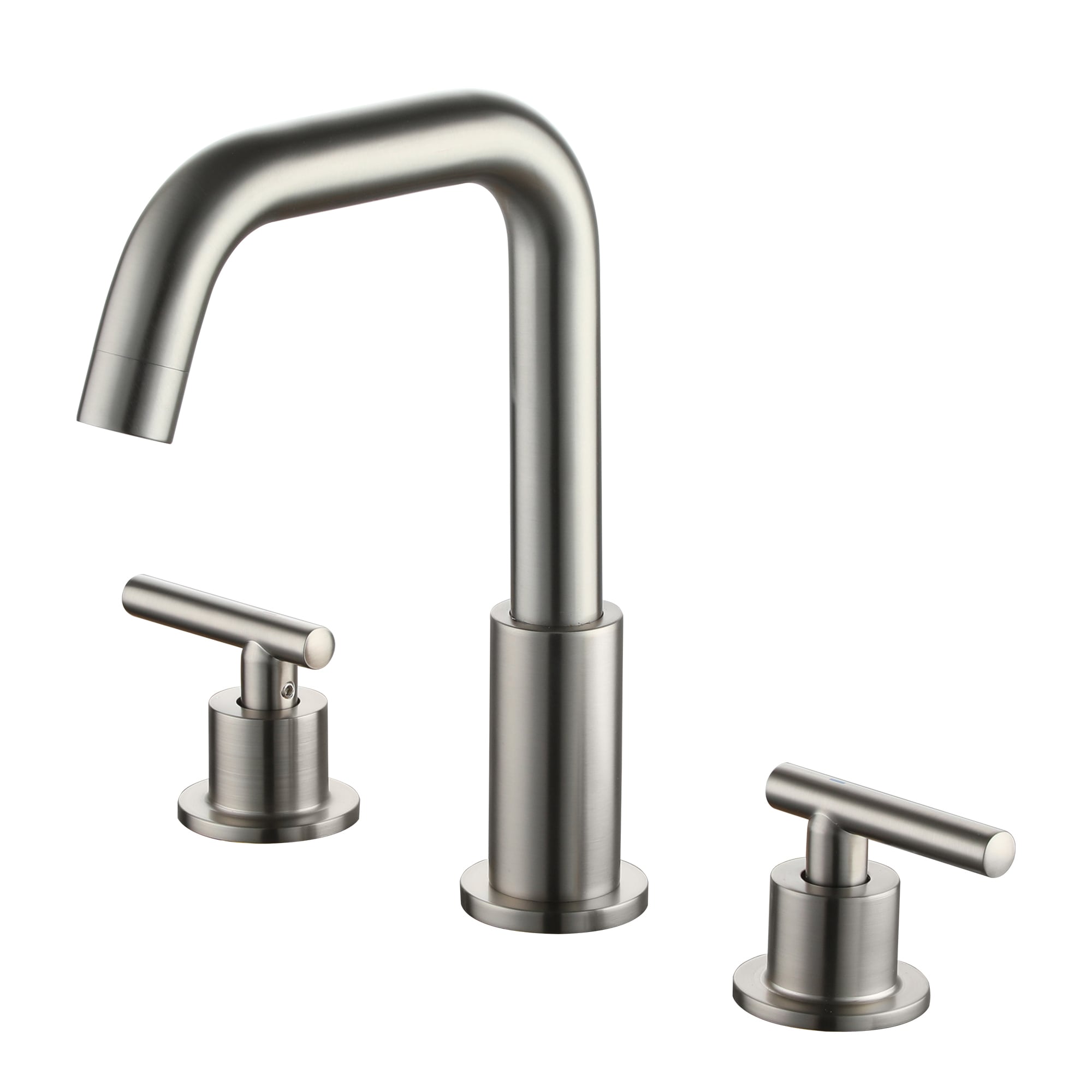 KOHLER Desette Brushed store Nickel 2-handle Widespread WaterSense Mid-arc Bathroom Si