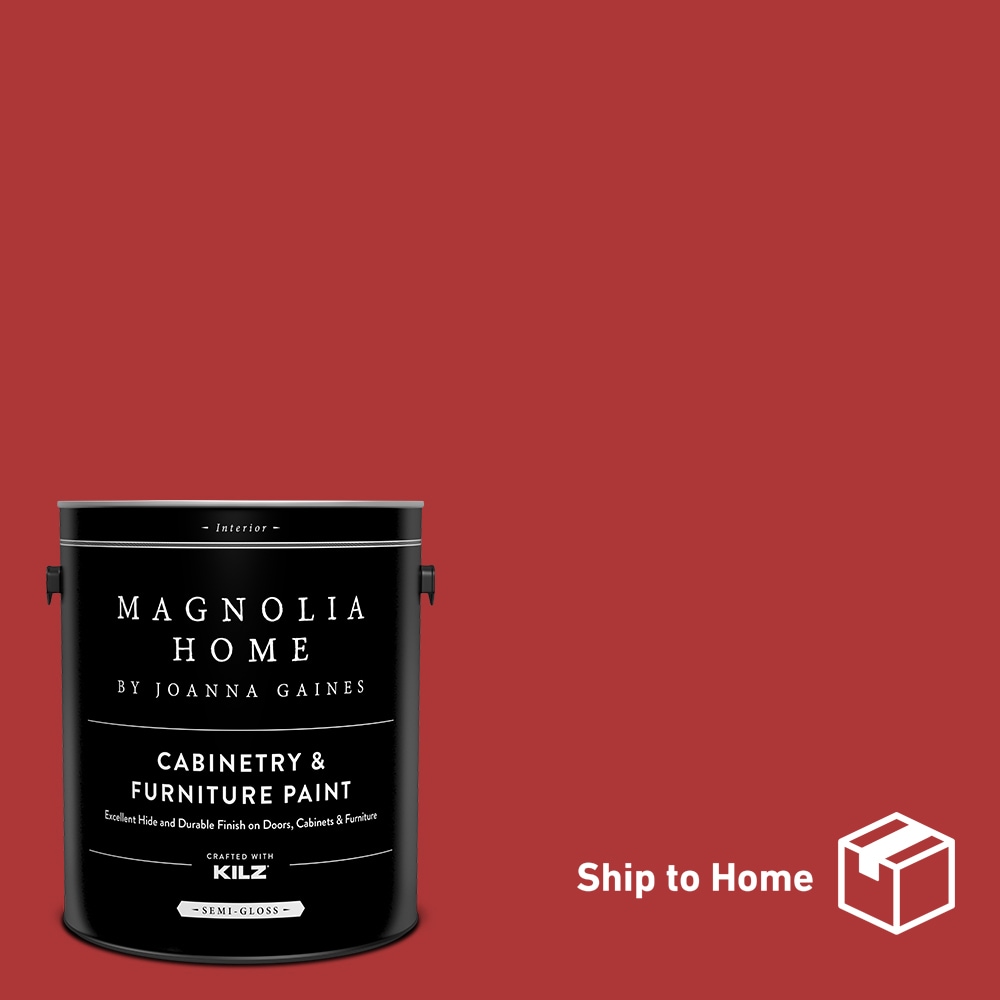 Magnolia Home 15288301  by Joanna Gaines Cabinetry Furniture Paint Semi-gloss Brave And Bold Enamel ( 1-gallon )