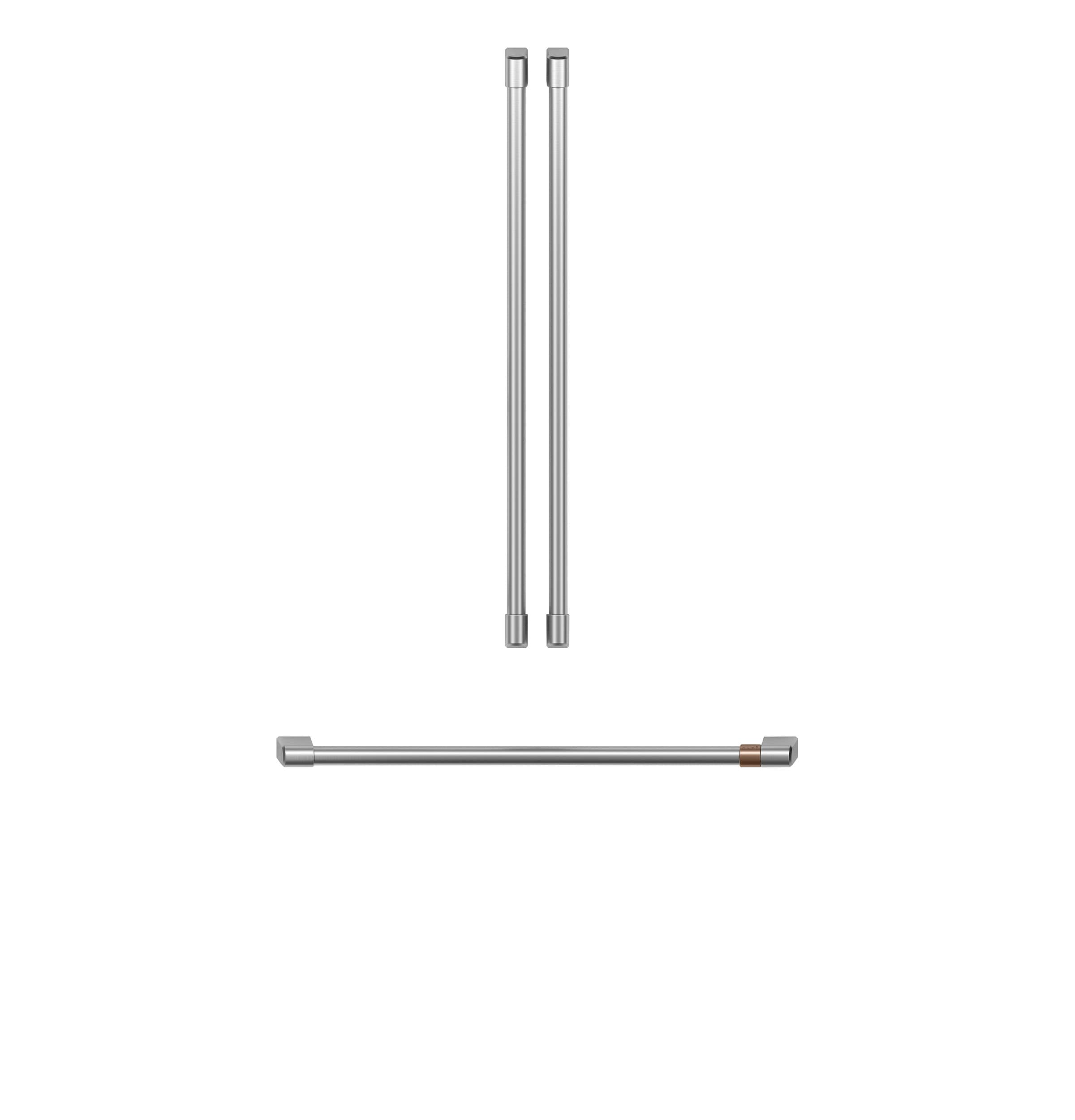Cafe CXLB3H3PMSS French Door Refrigerator 3 Piece Handle Kit- Brushed Stainless