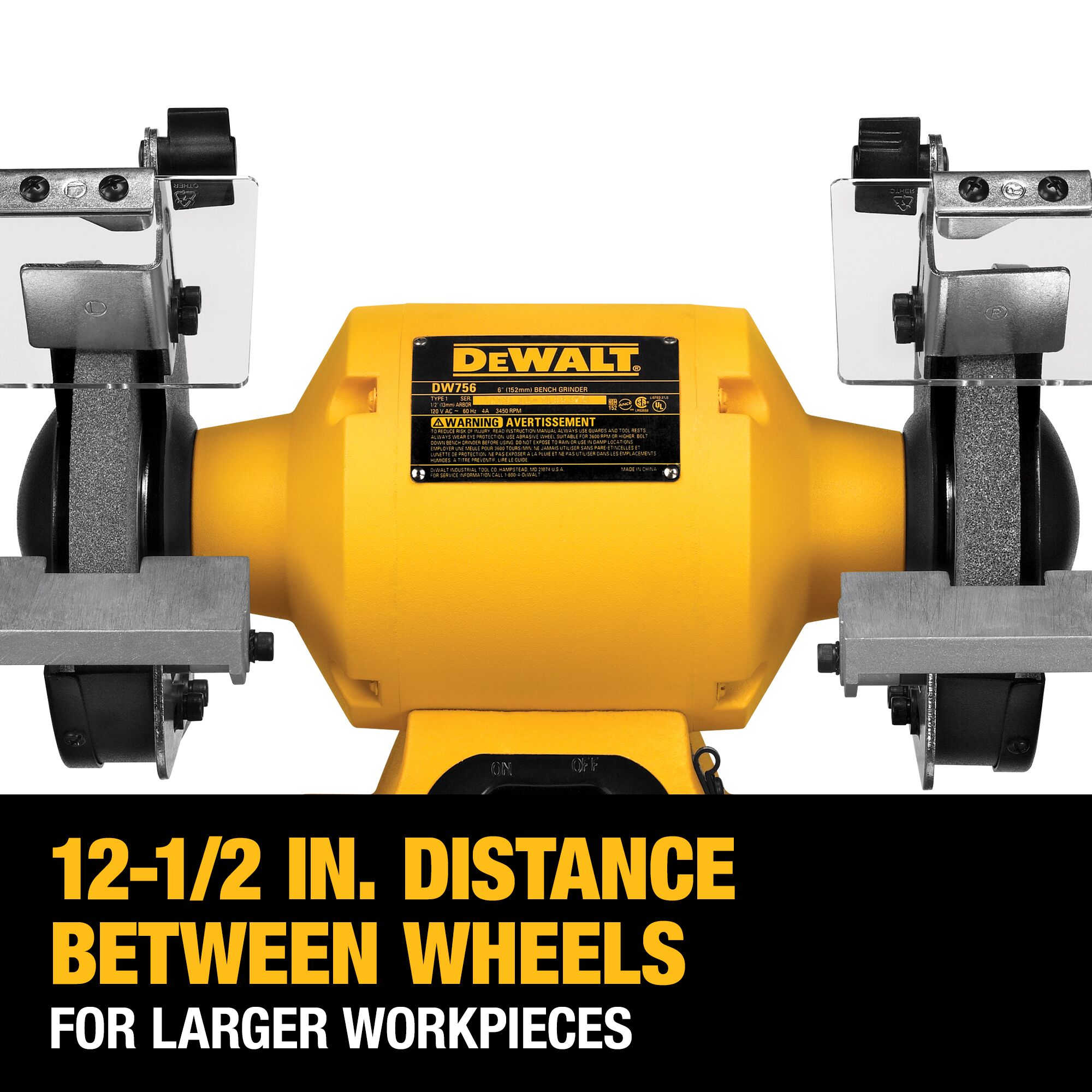 DEWALT 6-in Bench Grinder in the Bench Grinders department at