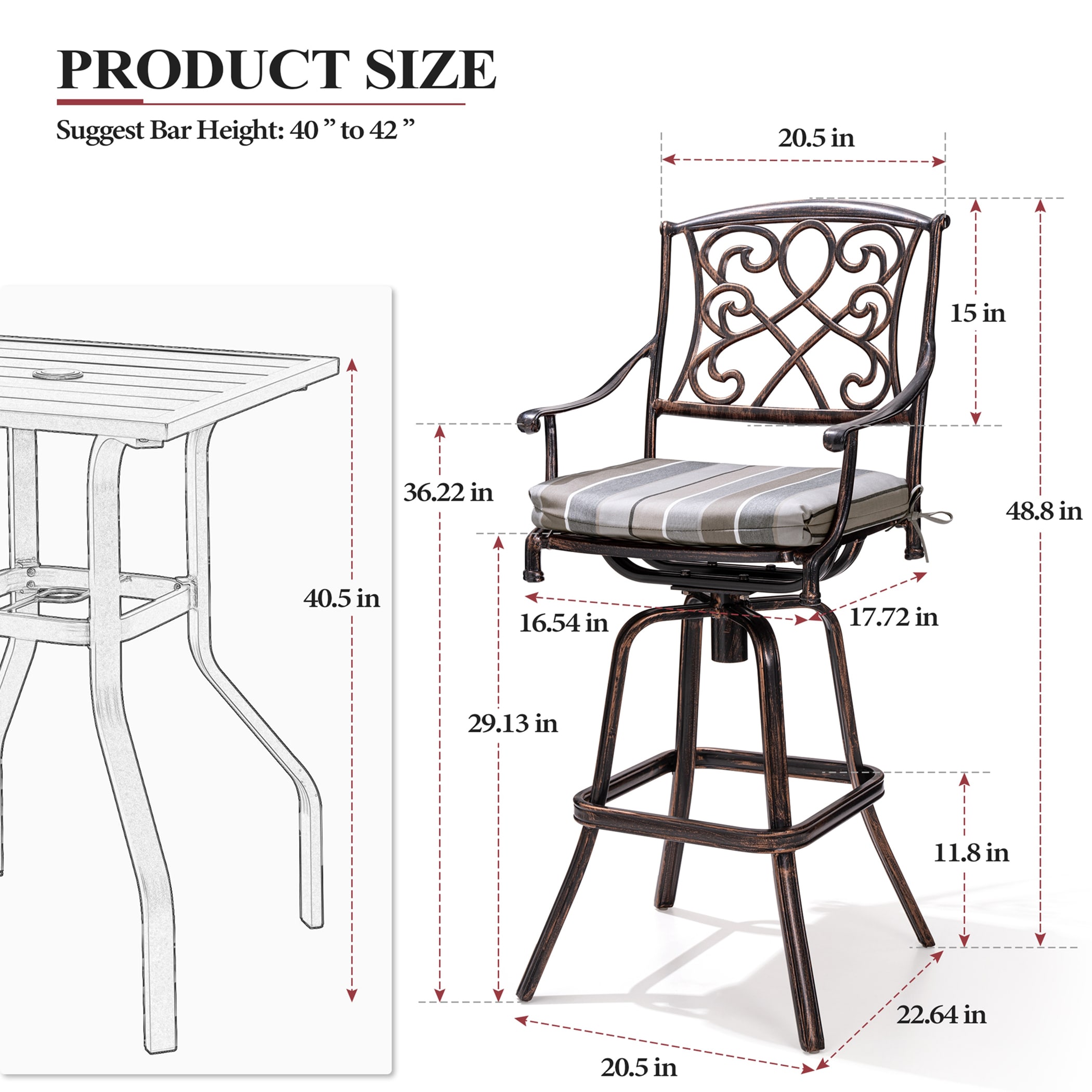 Crestlive Products CL-ST003CHA Patio-Chairs - View #3