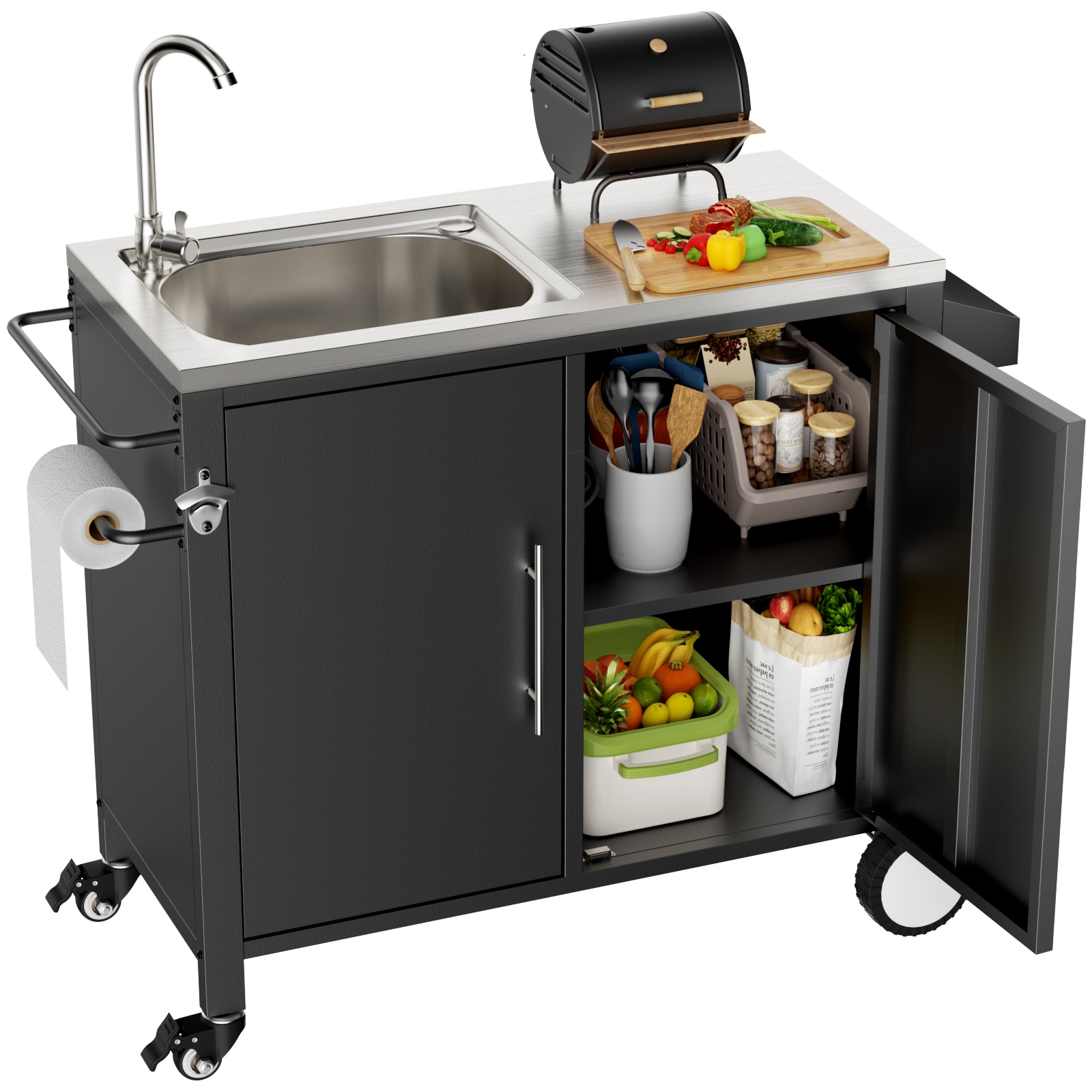 Siavonce XHP293812 Grill-Carts-Grill-Stands - View #3