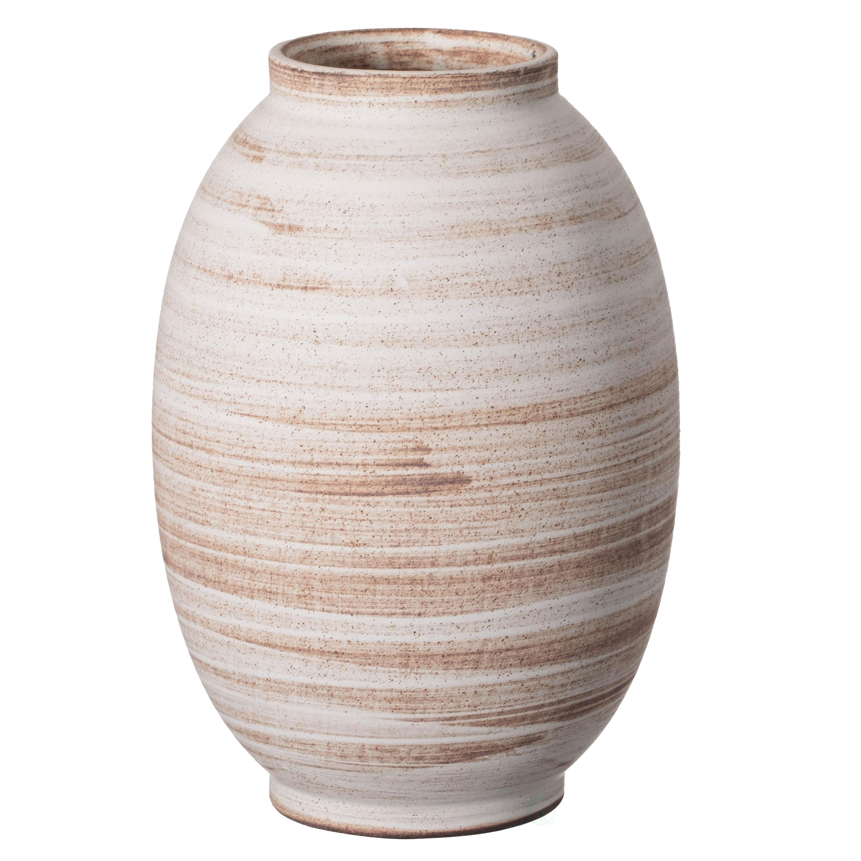 Uniquewise White Ceramic Midcentury Vase