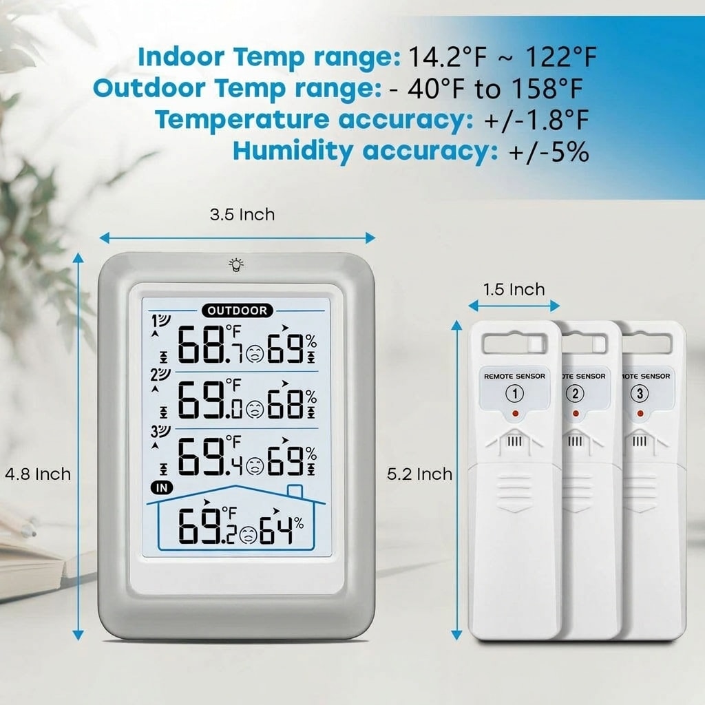 Adrinfly L05AD10045 Digital-Weather-Stations - View #6