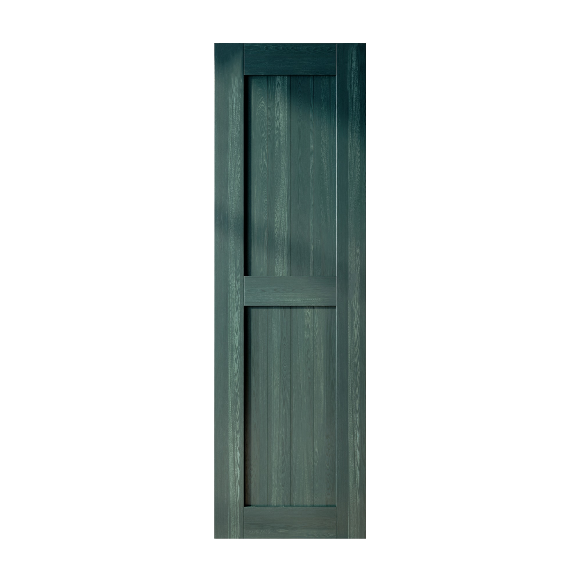 HOMACER 2684-H-RP 26-in x 84-in Royal Pine Mid-Bar Pine Wood Solid core Single Barn Door (Hardware Not Included)