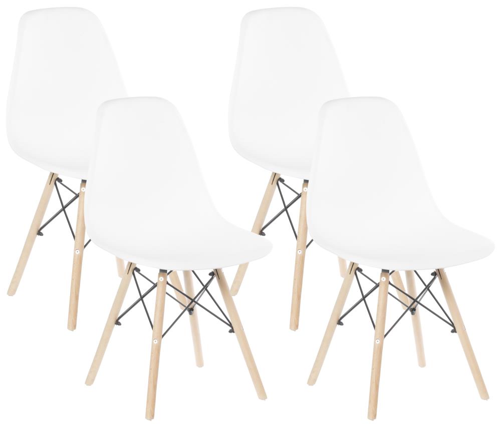 Bold Tones QI003746.WT.4 Contemporary/Modern Dining Side Chair (Wood Frame)