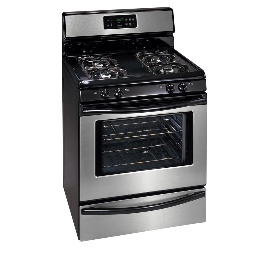 Frigidaire 30-in 4 Burners 5-cu ft Self-cleaning Freestanding Natural ...