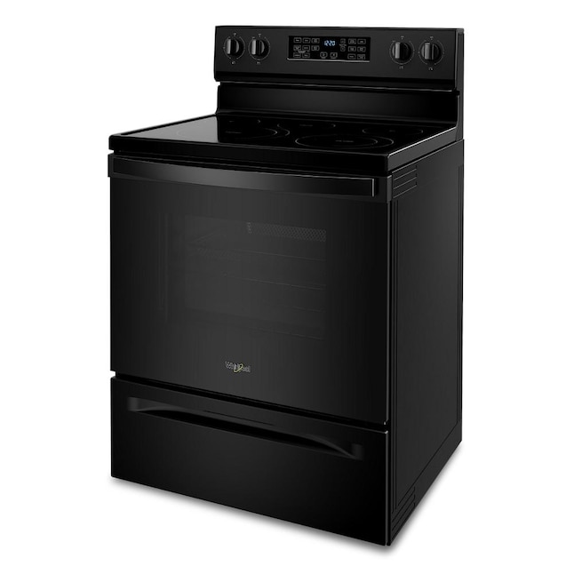 Whirlpool 30-in Smooth Surface 5 Elements 5.3-cu ft Self-Cleaning Air ...