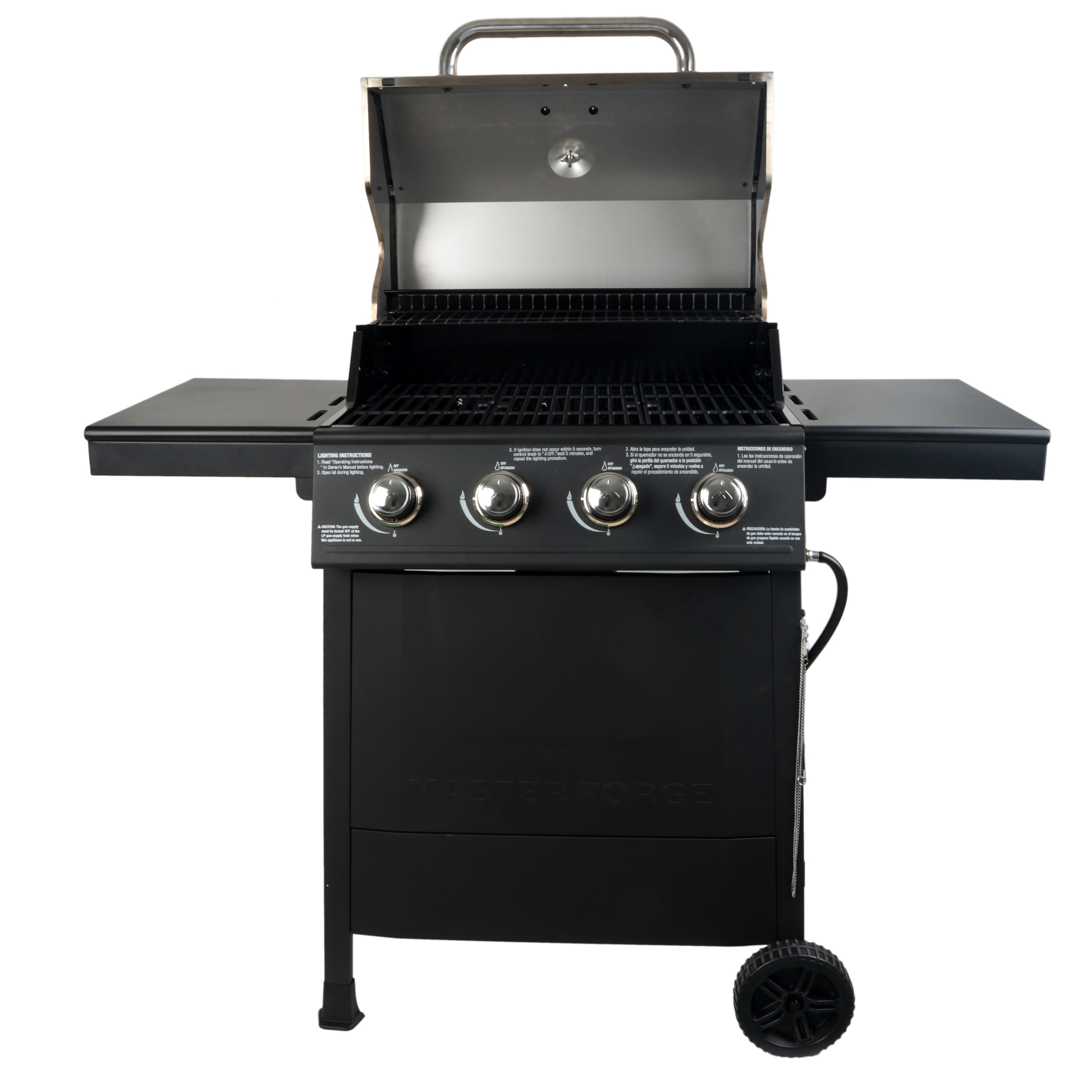 Stainless steel 4 -Burner Liquid Propane Gas Grill